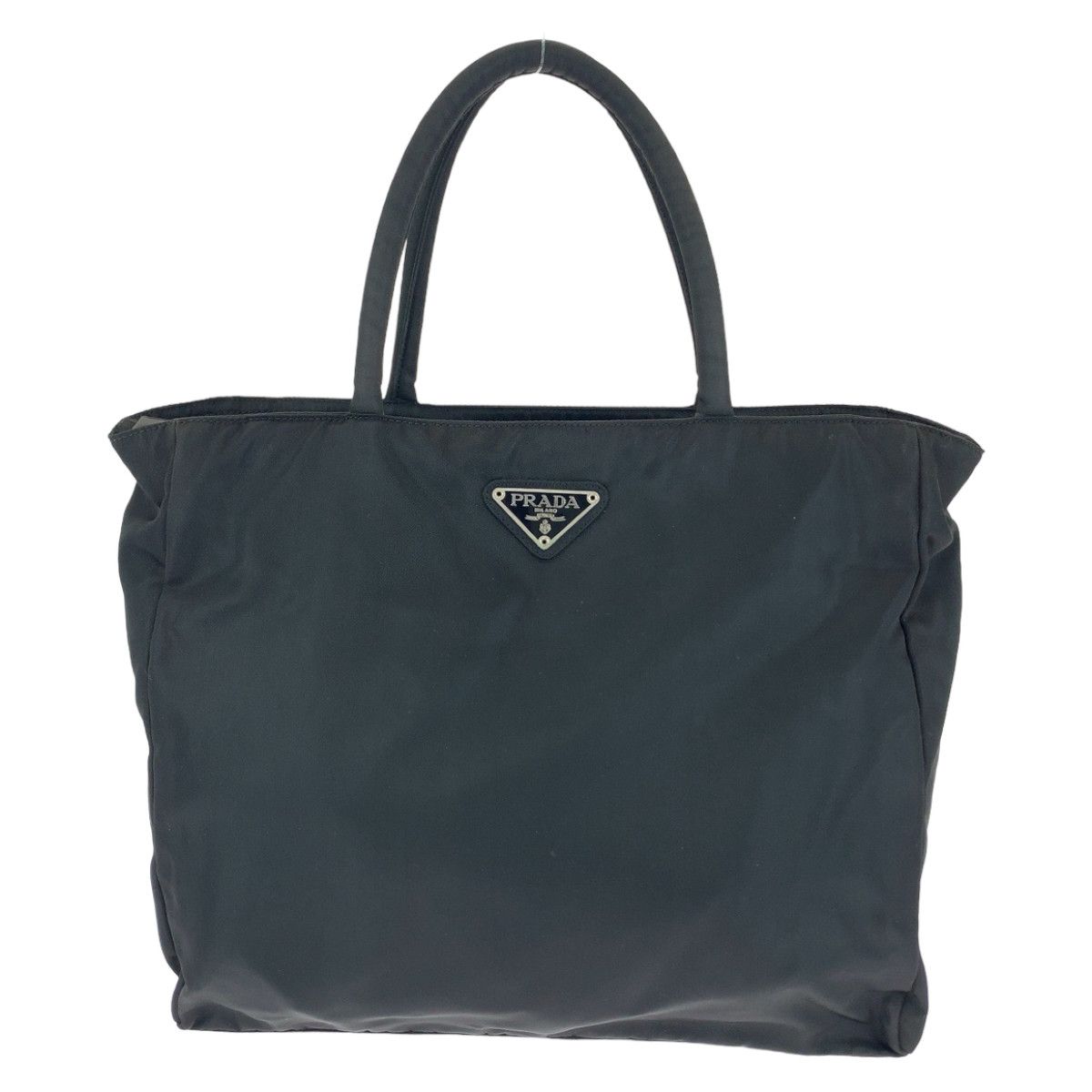 Prada Prada Prada Nylon Tessuto Triangle Logo Plate Tote Bag B7314 Canvas Tote Bag B7314 in Very Good Condition Size ONE SIZE - 1 Thumbnail