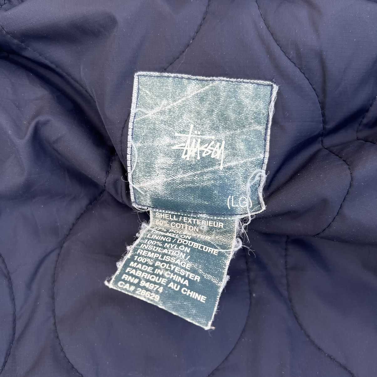 Stussy × Vintage Old Stussy Military Thermolite Plus Quilted Lined Jacket Size US L / EU 52-54 / 3 - 8 Thumbnail
