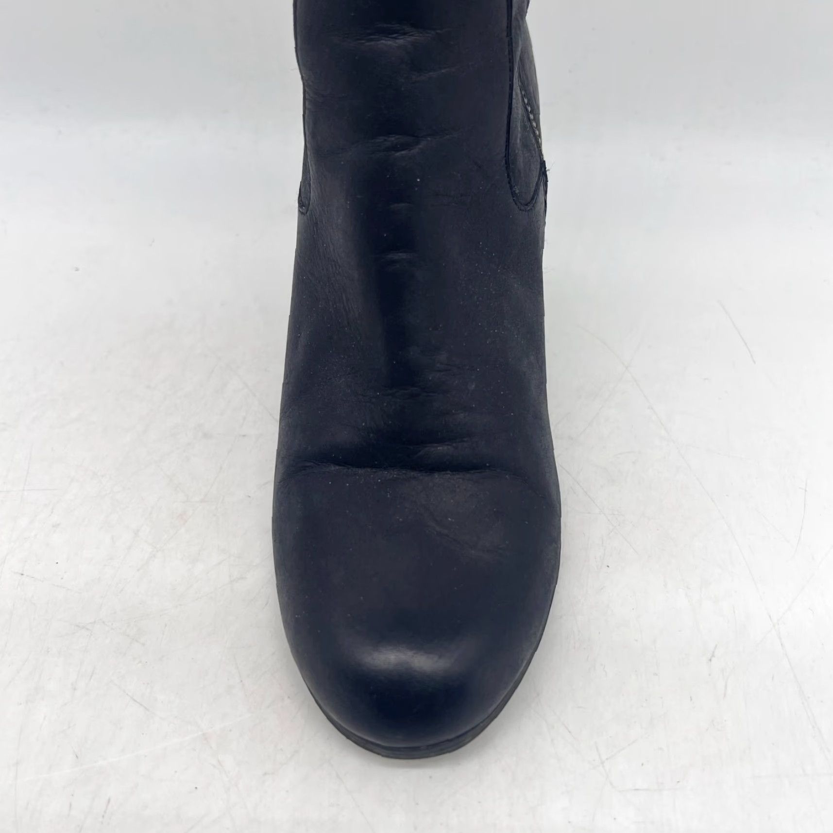 Vintage Bella Vita Evelyn II Women's Black Leather Boots 9 Wide Mid Heel Size US 9 / IT 39 - 2 Thumbnail