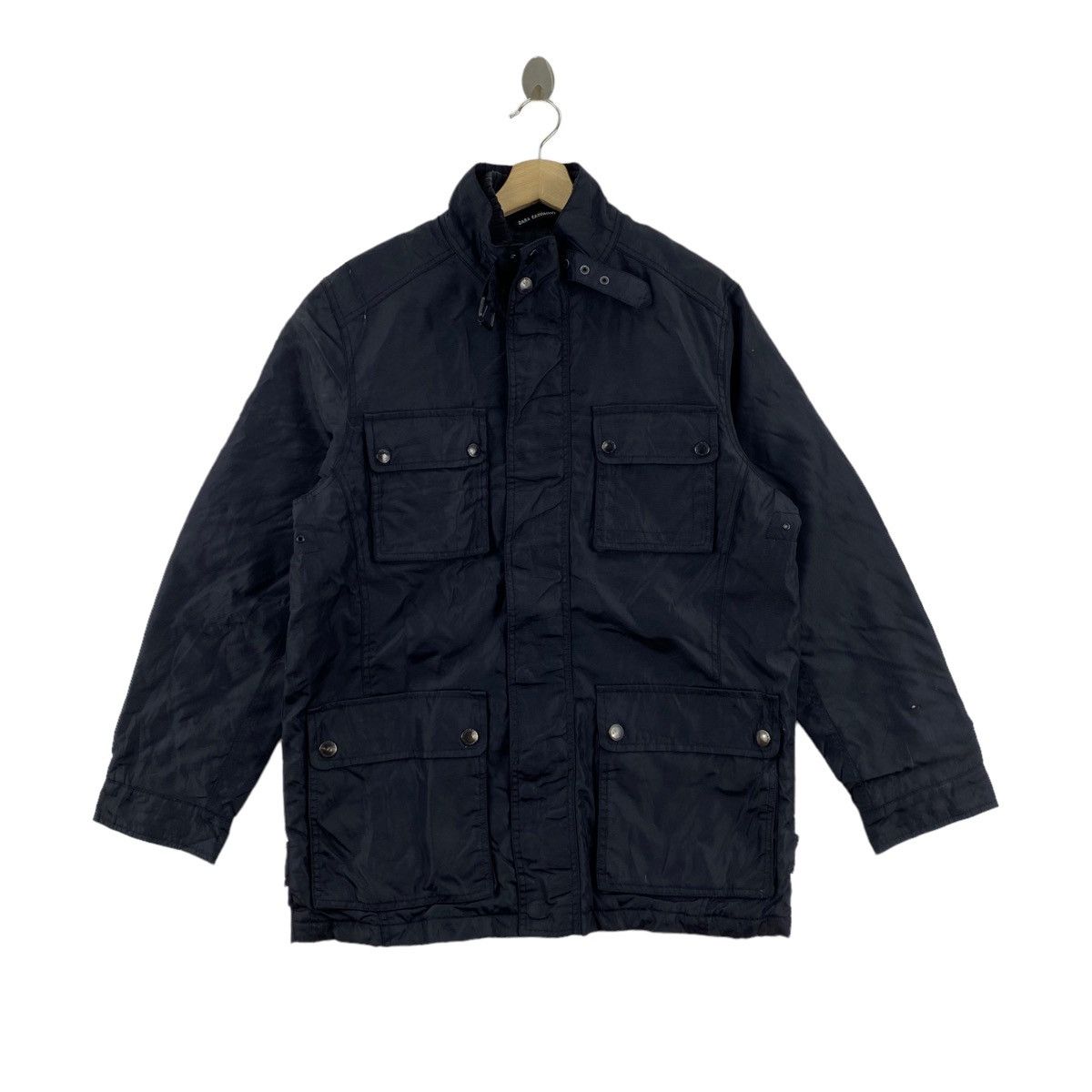 Zara ZARA MAN Multi Pockets Black Bomber Parachutes Jacket Size US L / EU 52-54 / 3 - 1 Thumbnail