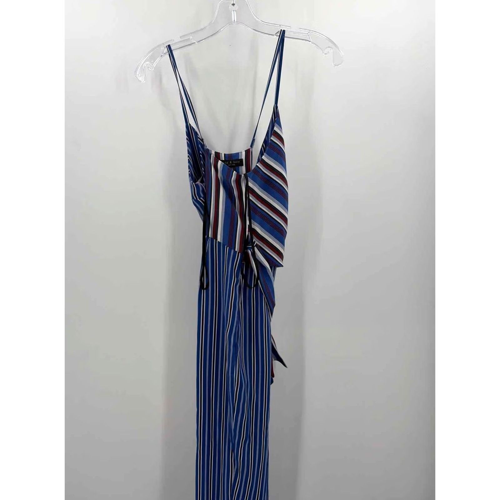 Rag & Bone Rag & Bone Blue Sleeveless Jumpsuit Size 0 Regular - Pre-Owned, Sleeveless Jumpsuit, Rag & Bone, Blue, 0, Regular, Womens/Boys/Cats Size 25" / US 0 / IT 36 - 3 Thumbnail
