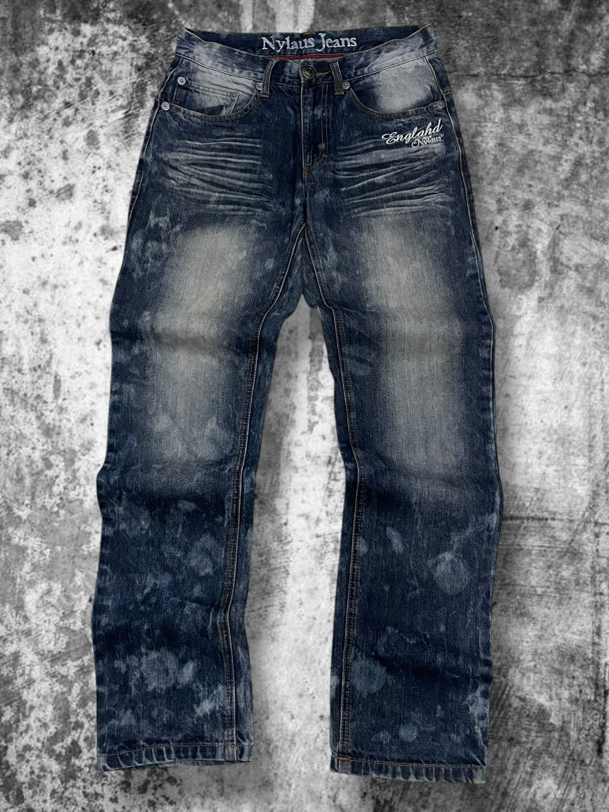 Hysteric Glamour Vintage 90’s Japan Designer Iconic Nylaus ‘UNDERGROUND’ Jean Size US 29 - 7 Thumbnail