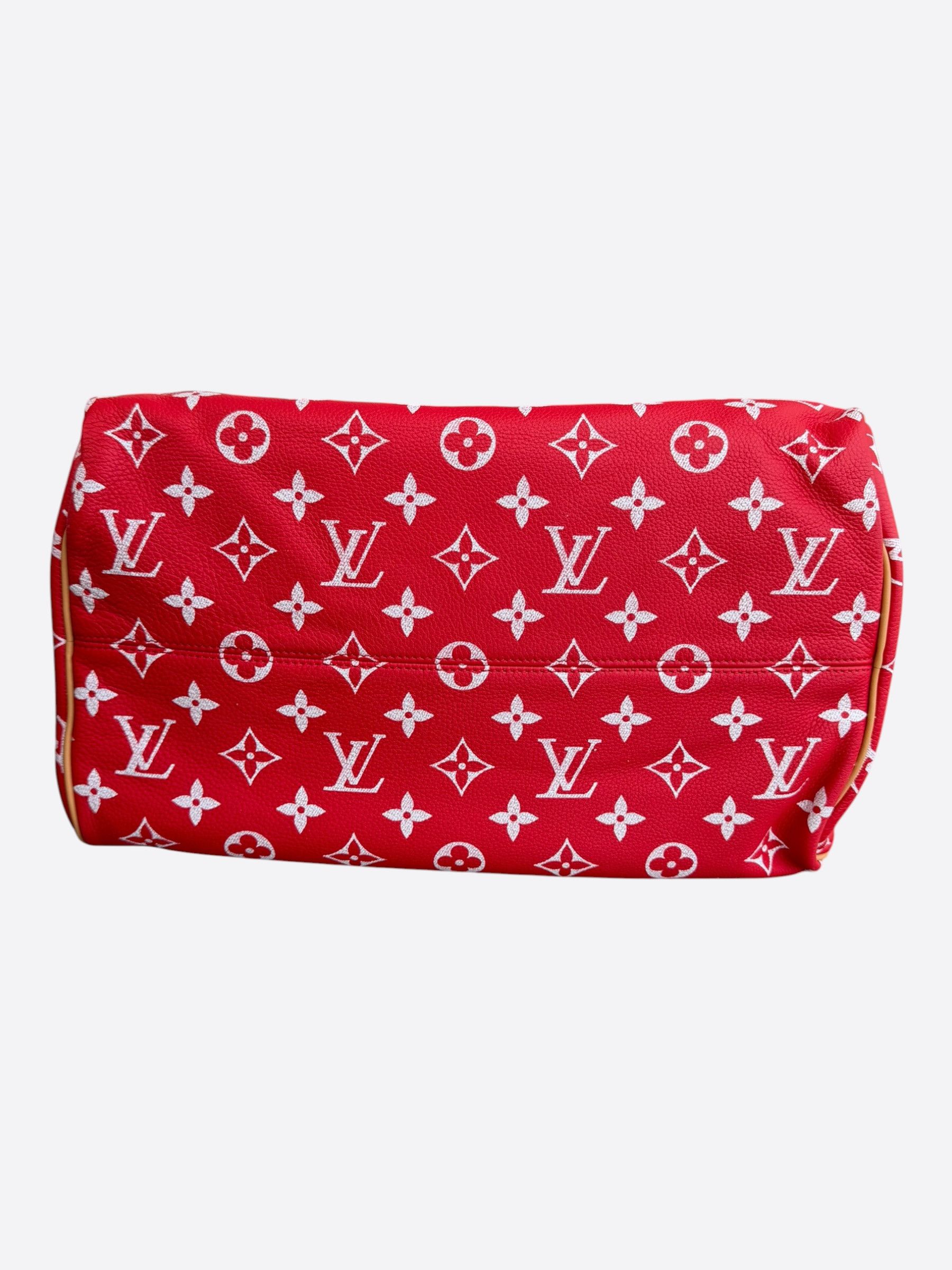 Louis Vuitton Louis Vuitton Red & White Monogram P9 Speedy 40 Size ONE SIZE - 5 Thumbnail