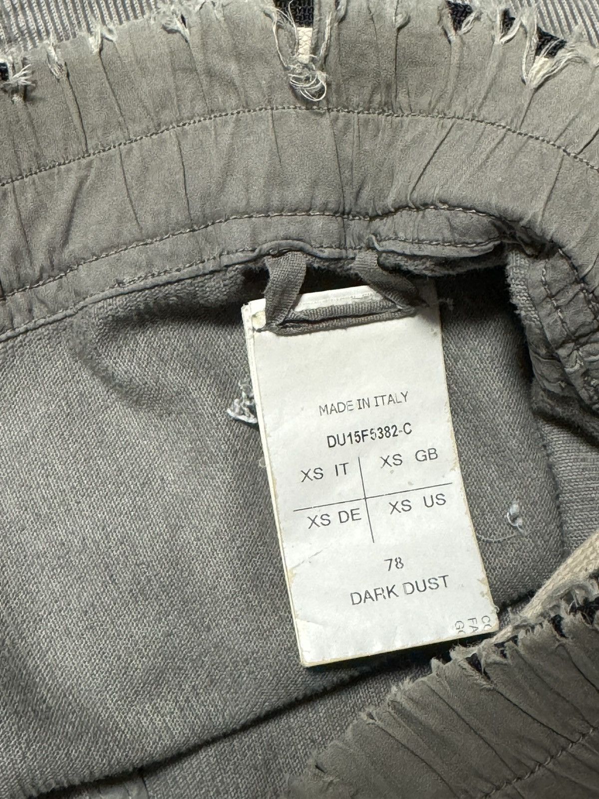 Rick Owens Drkshdw Rick Owens Drkshdw Memphis Corduroy Dark Grey Size US 34 / EU 50 - 5 Thumbnail