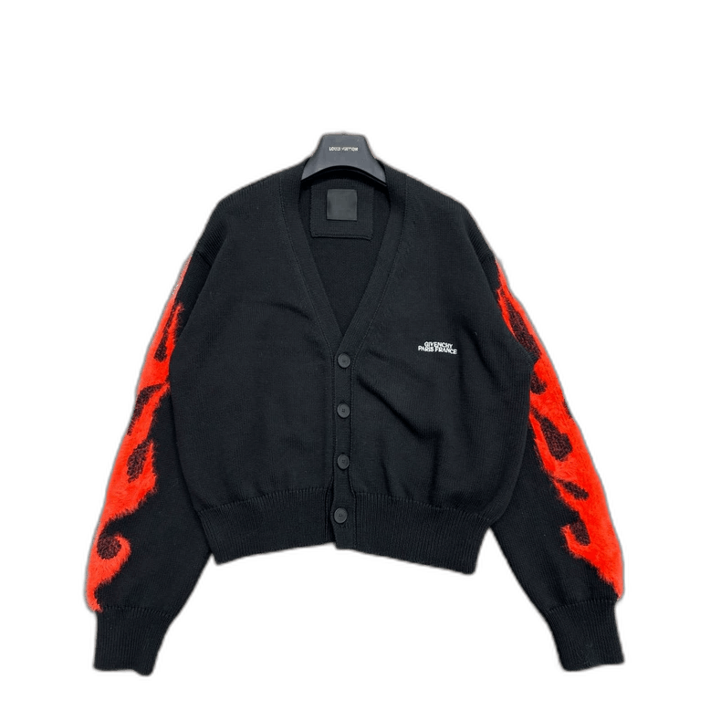 Givenchy Givenchy Dragon Year Flame Knit Sweater-yf Size US S / EU 44-46 / 1 - 1 Thumbnail