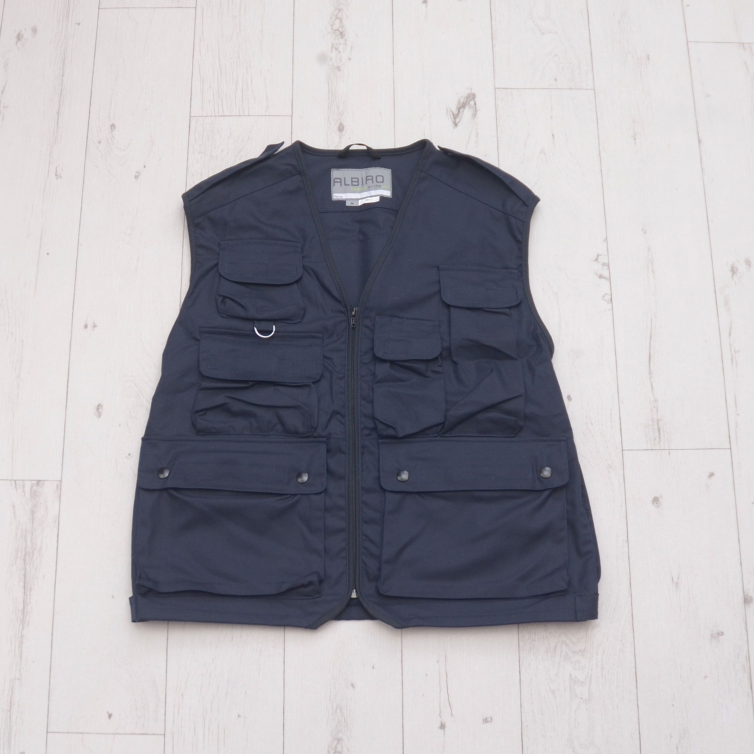 Vintage Multi Pockets Cargo Vest Sleeveless Jacket Work sz M Y2K Size US M / EU 48-50 / 2 - 1 Thumbnail