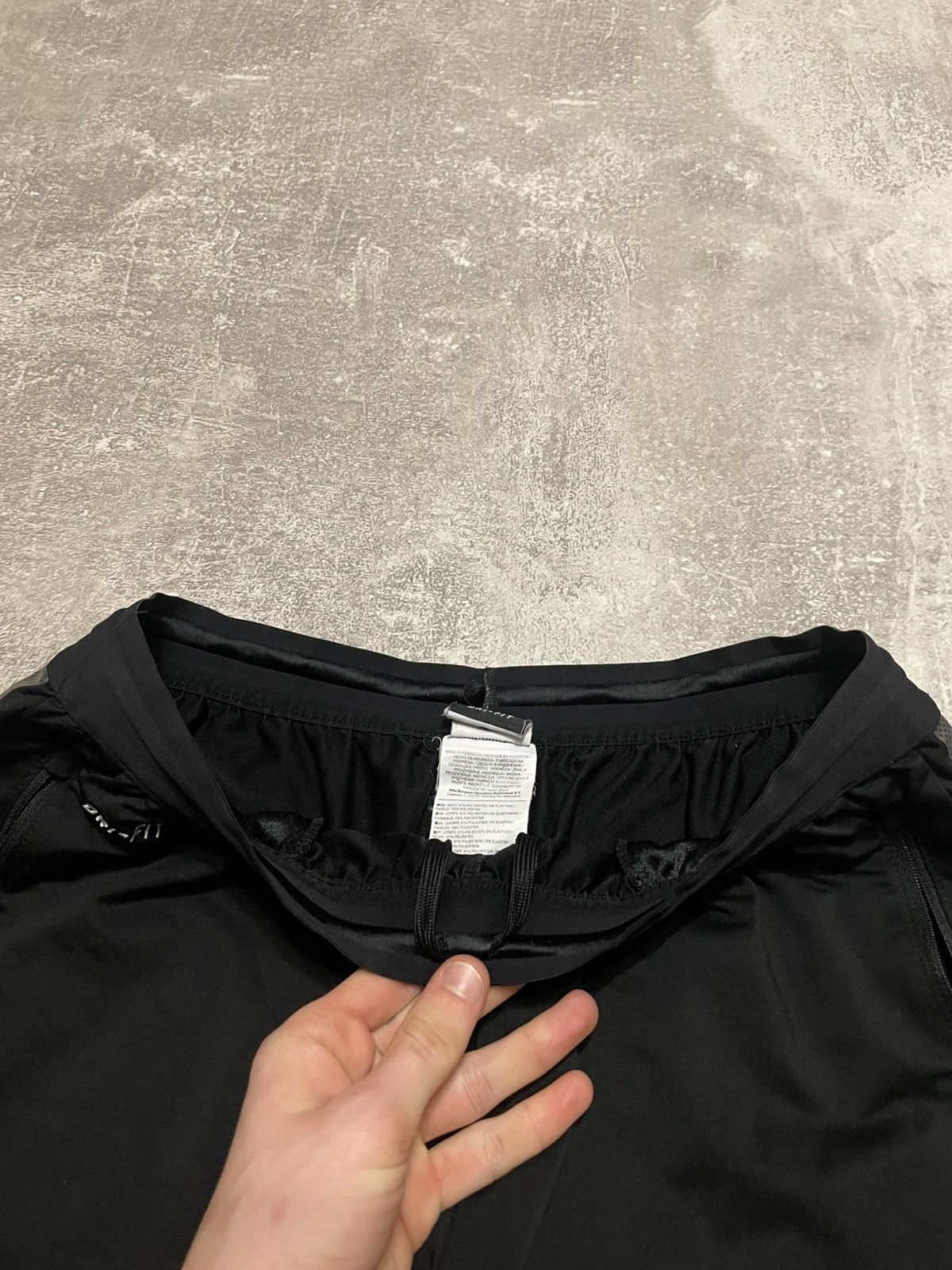 Nike Vintage Nike Dri- Fit Swoosh Logo Black Pants Size L Size US 34 / EU 50 - 10 Thumbnail