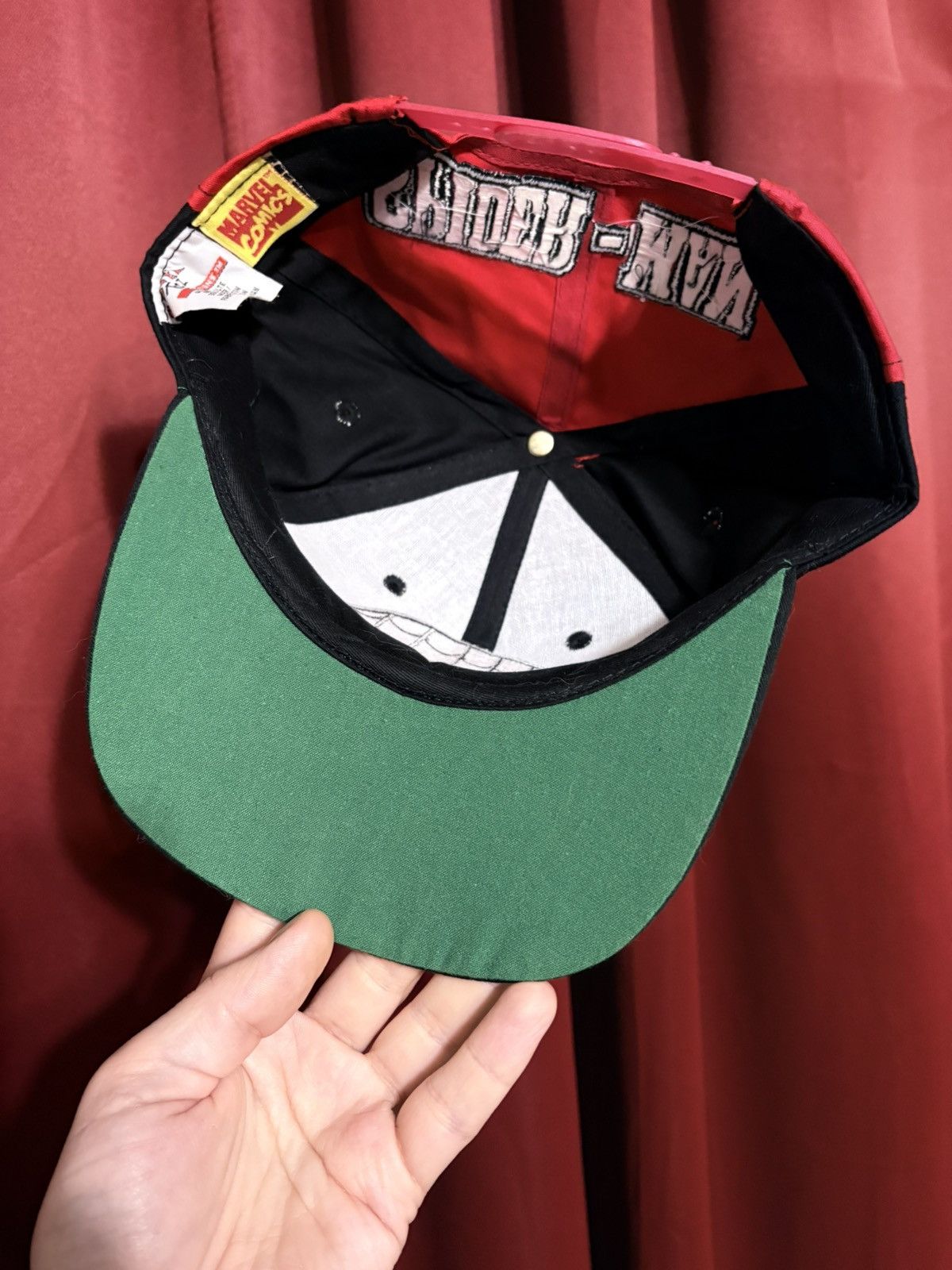 Marvel Comics Vintage Spider-Man Hat Marvel Comics 90’s Blockhead Grail Size ONE SIZE - 4 Thumbnail