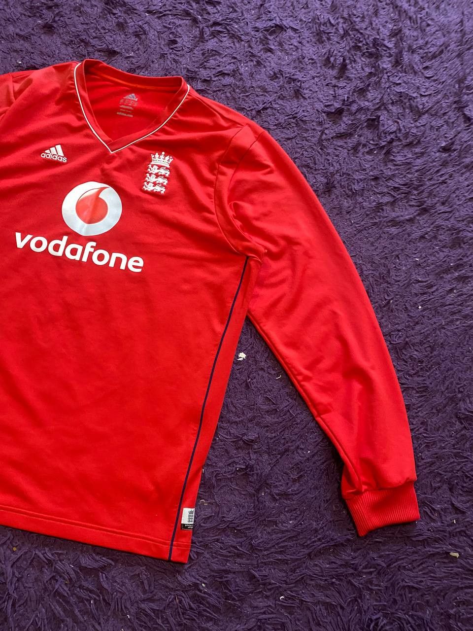 England Cricket Team Vodafone long sleeve jersey shirt