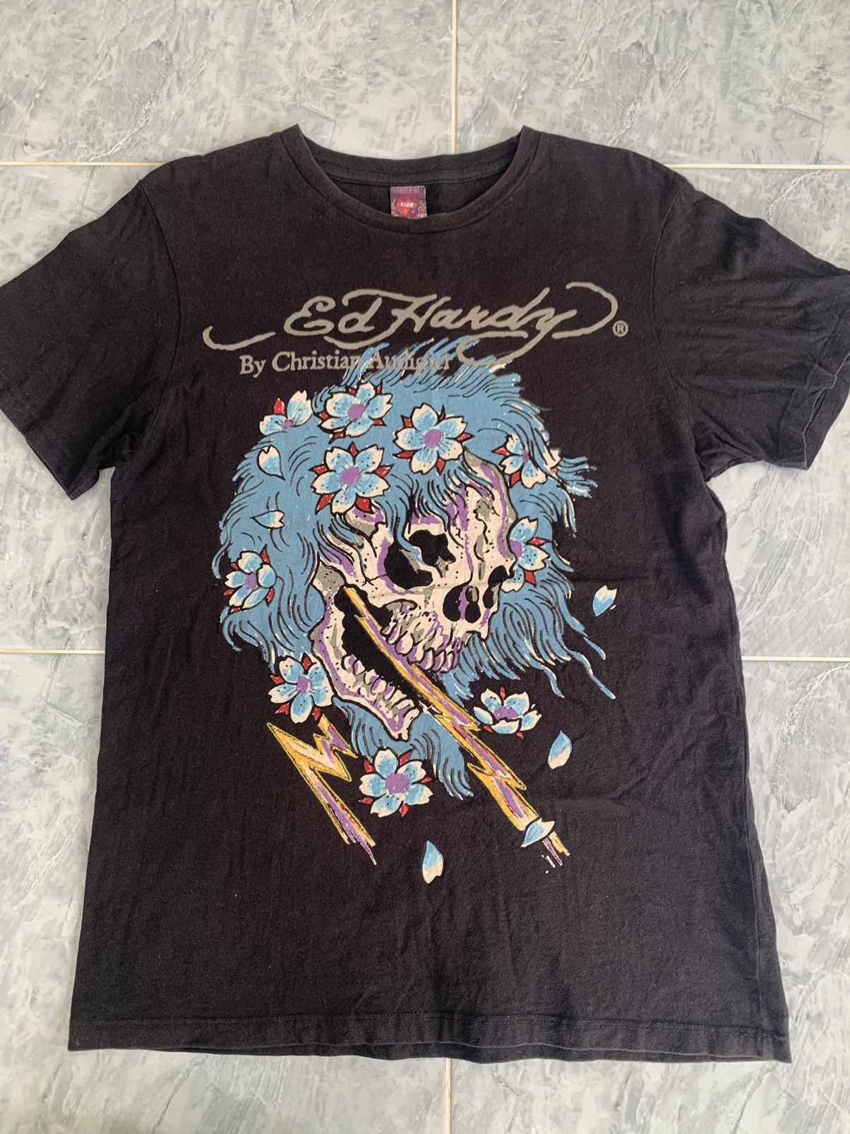 Ed Hardy Rare Steals Nice Printed Ed Hardy Tee Made in Usa Size US M / EU 48-50 / 2 - 3 Thumbnail