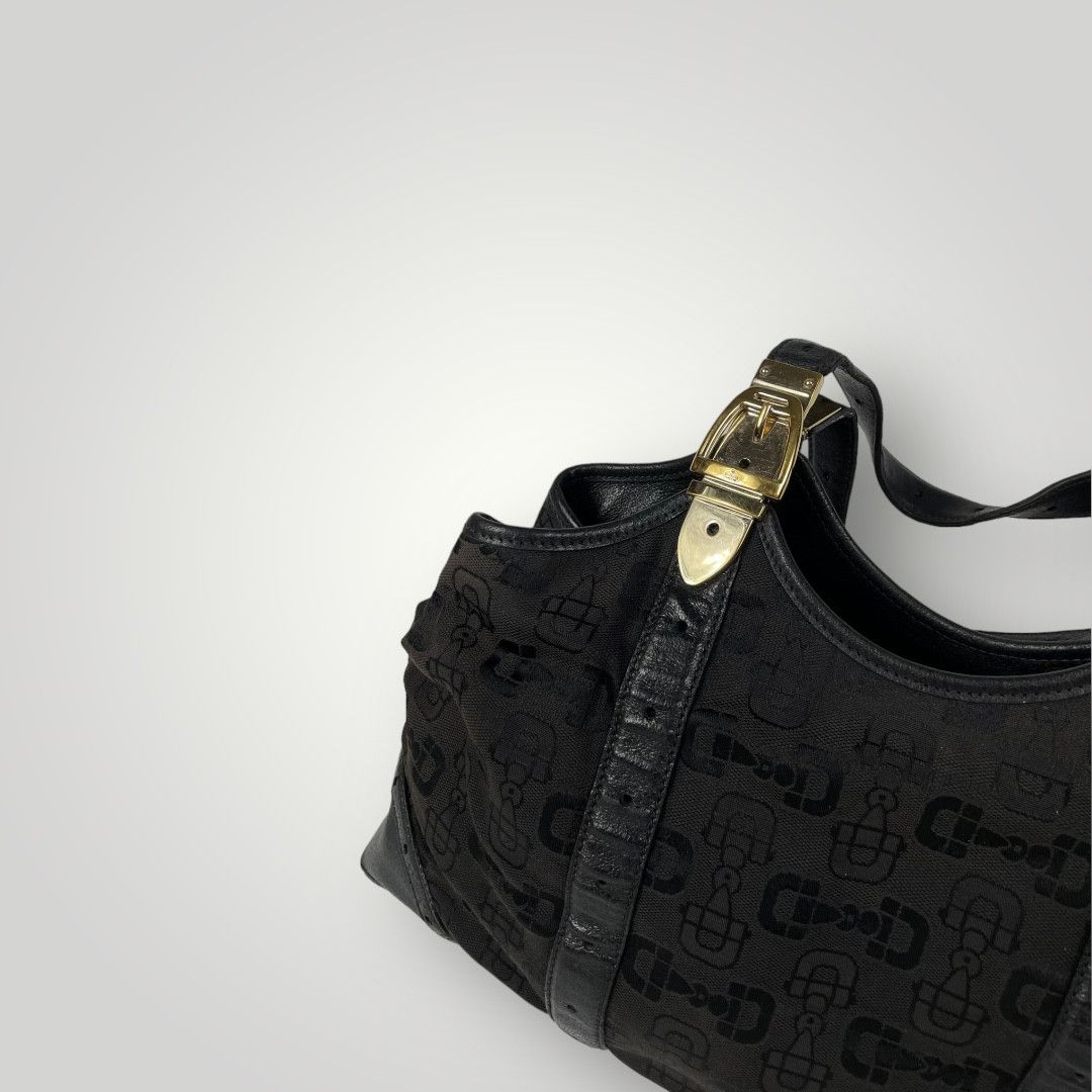 Vintage Gucci Horsebit Monogram Canvas Shoulder Bag Size ONE SIZE - 4 Thumbnail
