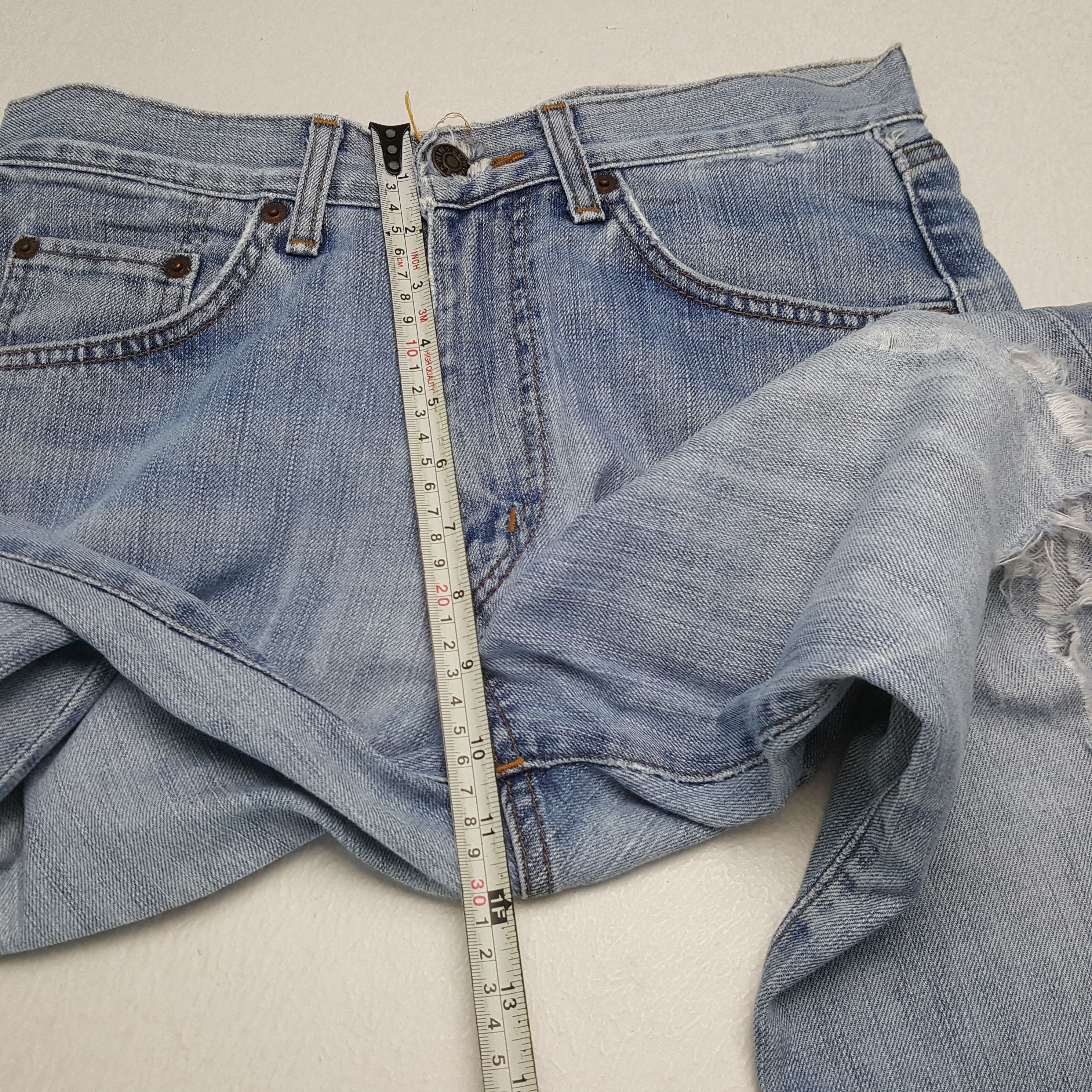 Edwin × Japanese Brand × Vintage EDWIN Streetwear Style Distressed Jean Size US 28 / EU 44 - 8 Thumbnail