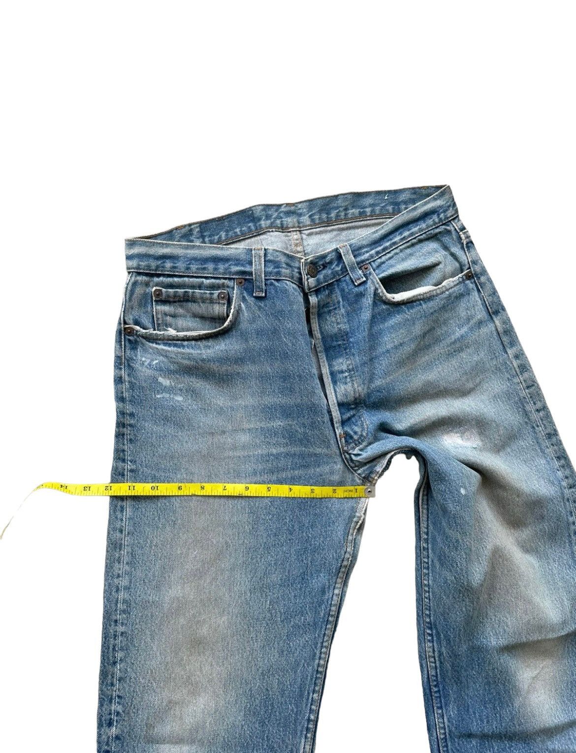 Levi's Vintage Levi’s 501 1987 Usa Aging Rework Zigzag Size US 33 - 21 Thumbnail