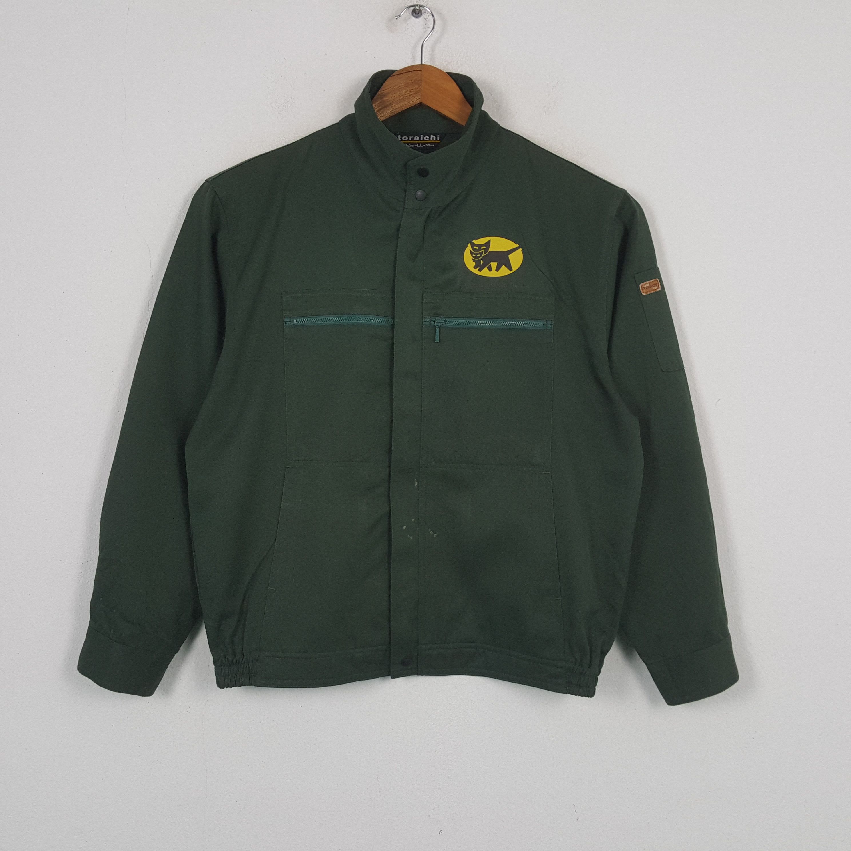 Japanese Brand × Vintage Vintage YAMATO TRANSPORT Racing Custom Jacket C284N11 Size US L / EU 52-54 / 3 - 3 Thumbnail