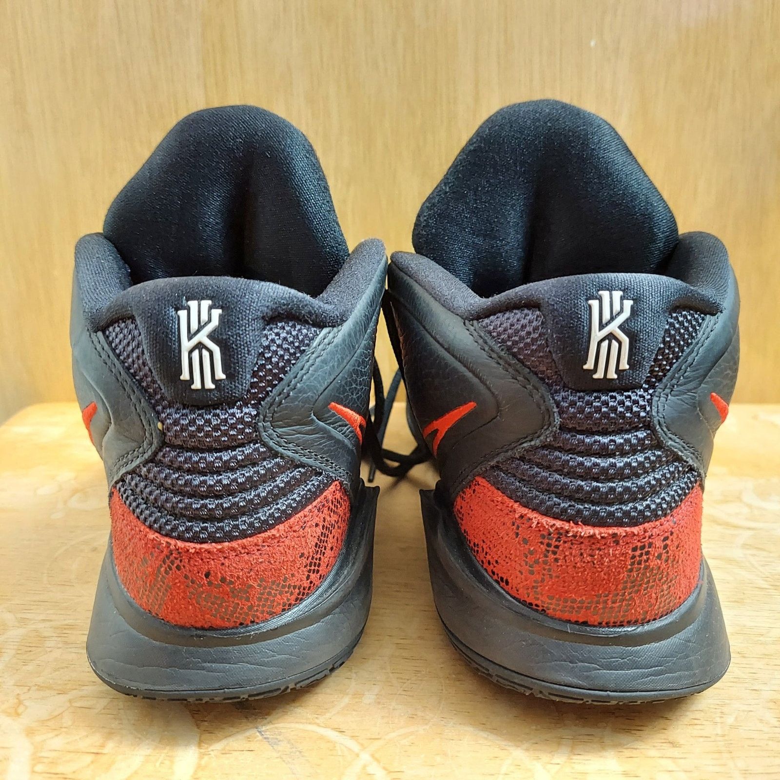 Nike Nike Kyrie 8 Infinity Bred Men's 9.5 Black Red Sneakers EUC Size US 9.5 / EU 42-43 - 3 Thumbnail