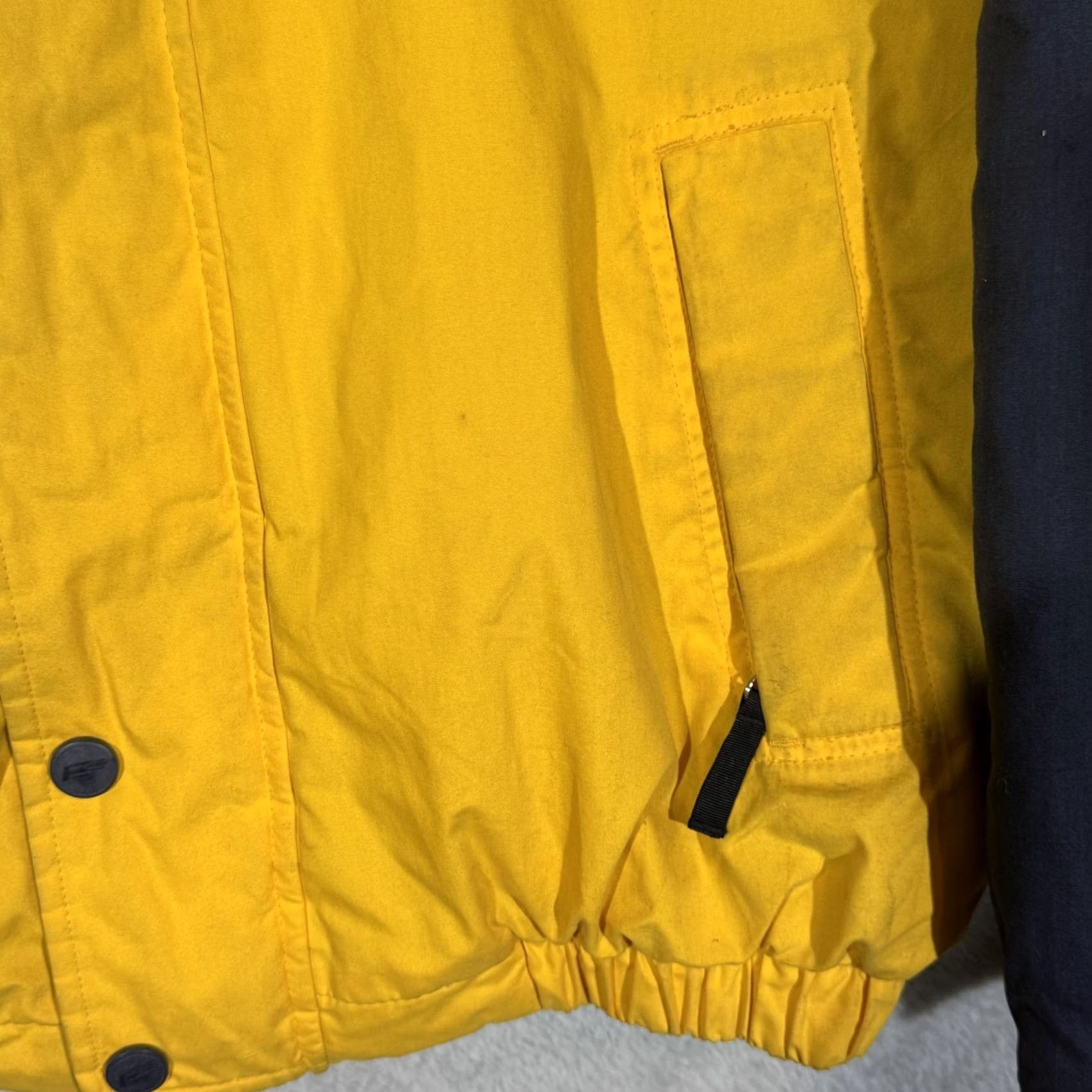 Perry Ellis Perry Ellis Ski / Snowboard Jacket Mens Medium Yellow Navy Insulated Winter Coat Size US M / EU 48-50 / 2 - 6 Thumbnail