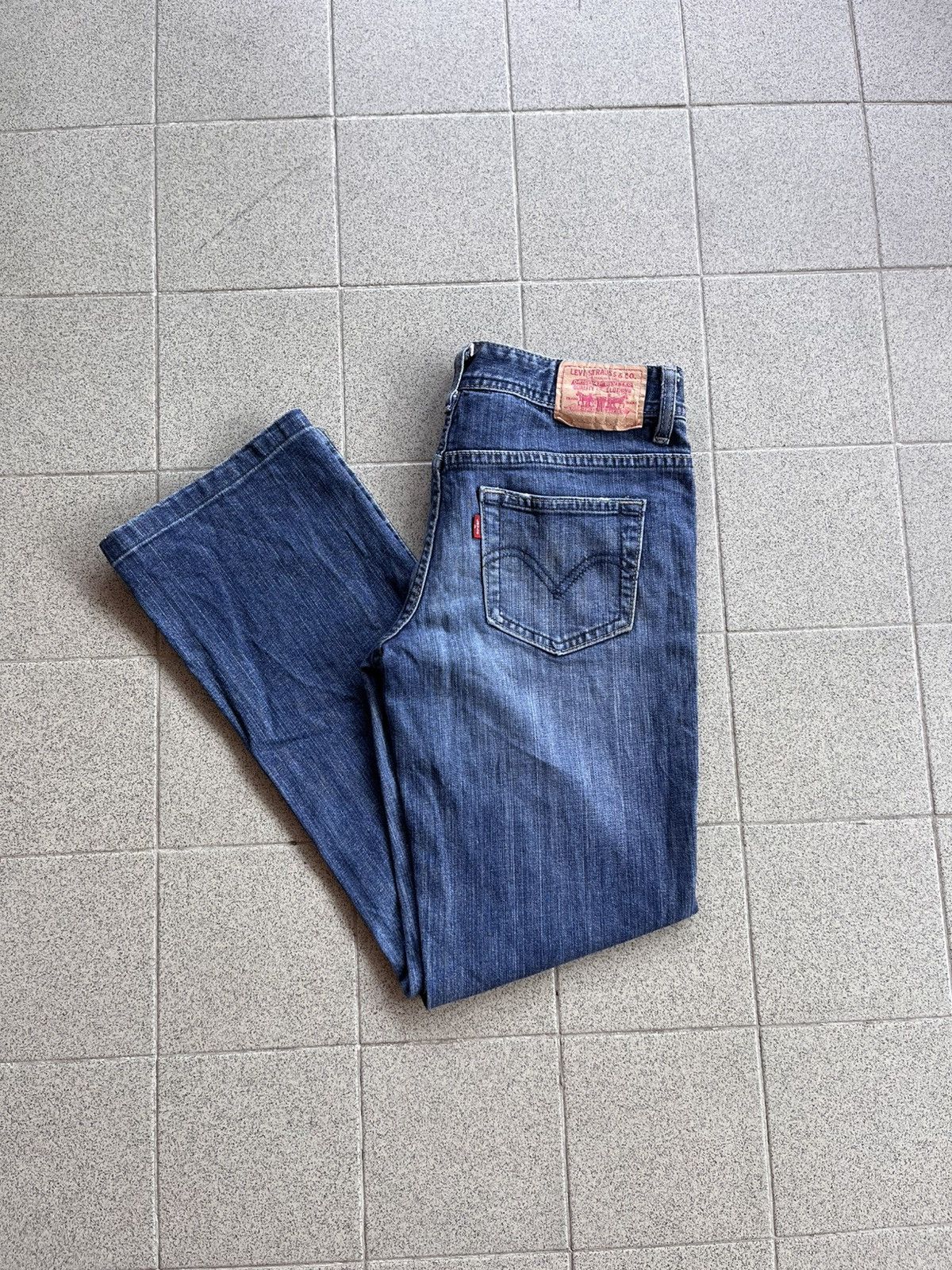 Levi's jeans straight fit blue Size US 32 / EU 48 - 2 Thumbnail