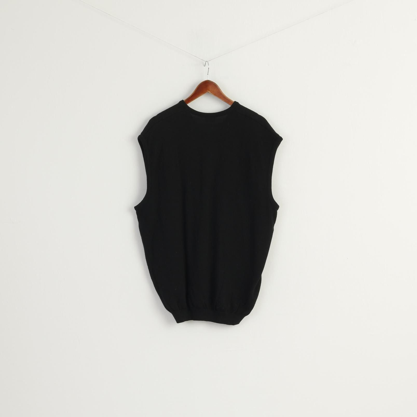 Lacoste Lacoste Men 9 XXL Sweater Vest Black Pure 9627 Size US XXL / EU 58 / 5 - 7 Thumbnail