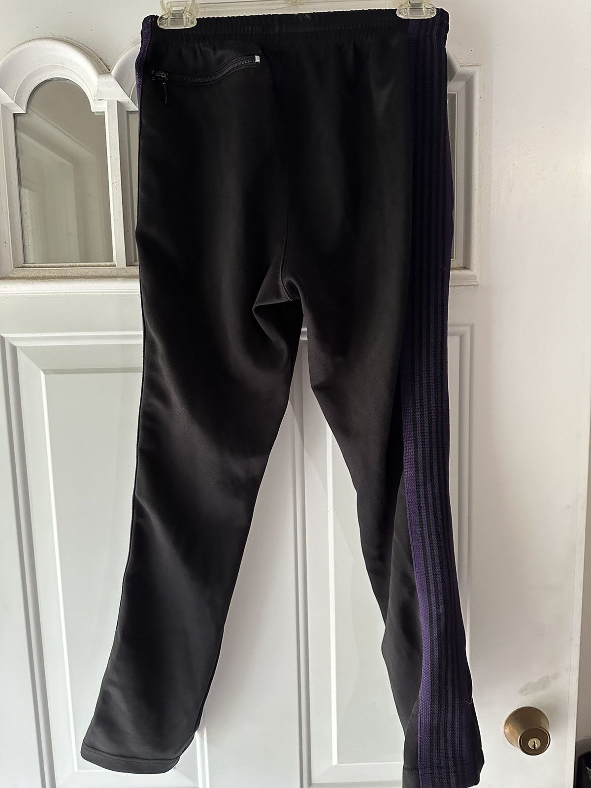 Needles Needles fitted black/purple track pants Size US 30 / EU 46 - 3 Thumbnail