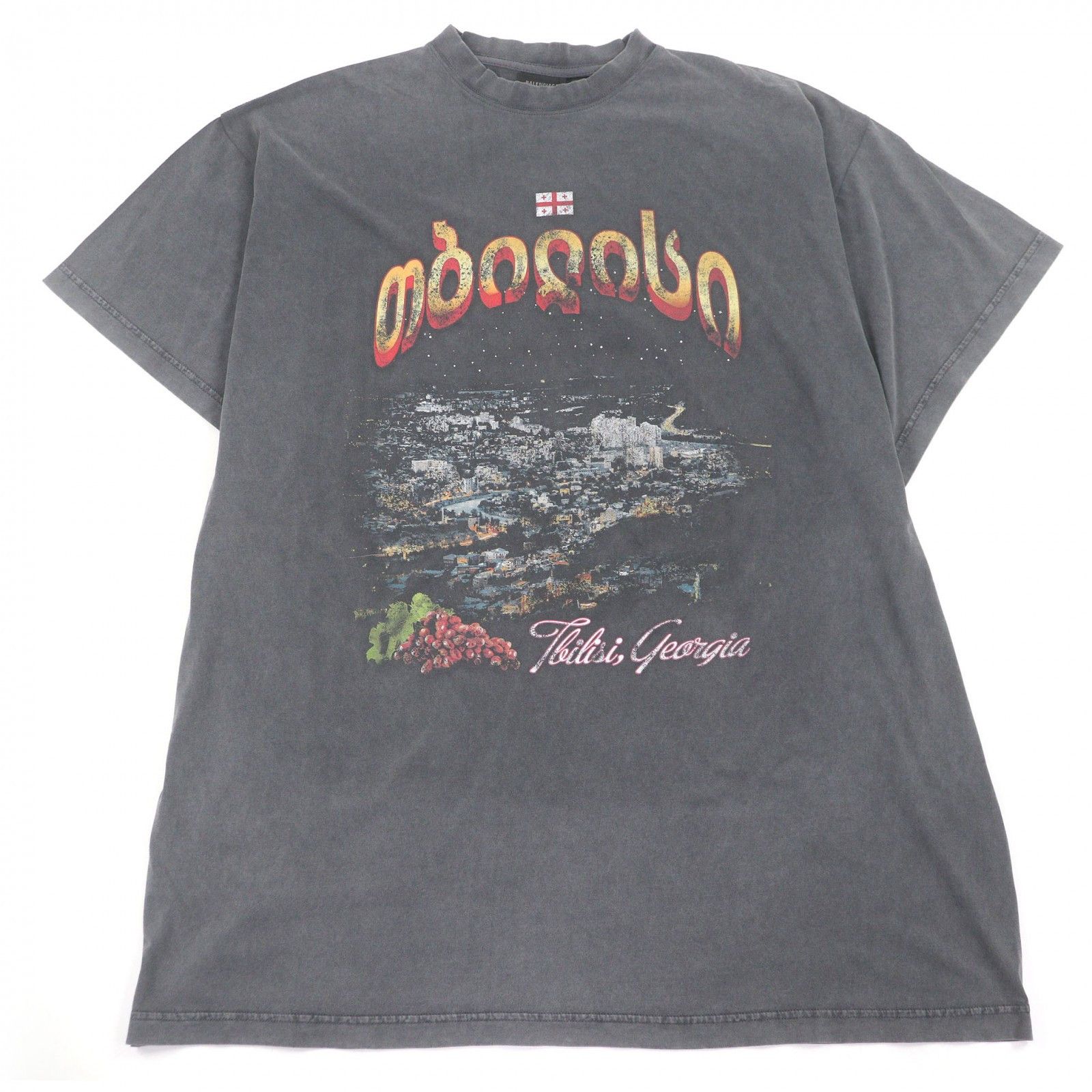 Balenciaga Balenciaga Balenciaga Tbilisi Cotton T shirt Textile T-Shirts DUTY FREE for USA Size ONE SIZE - 1 Thumbnail