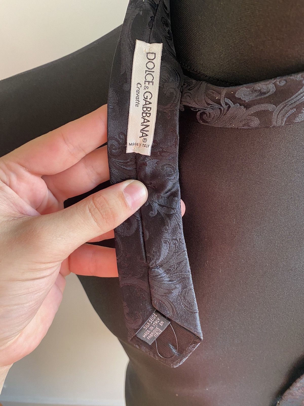 Dolce & Gabbana × Vintage Vintage Tie Dolce & Gabbana Luxury New Size ONE SIZE - 4 Thumbnail