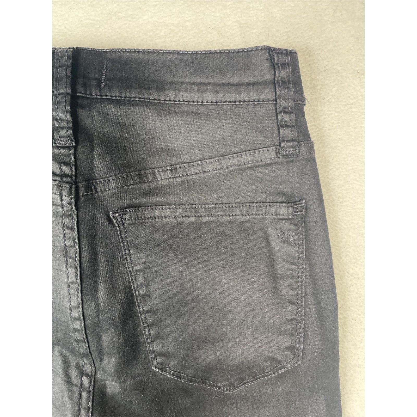 Madewell Madewell Jeans Women's Sz 26 Black Denim High Rise Ankle Size 26" / US 2 / IT 38 - 3 Thumbnail