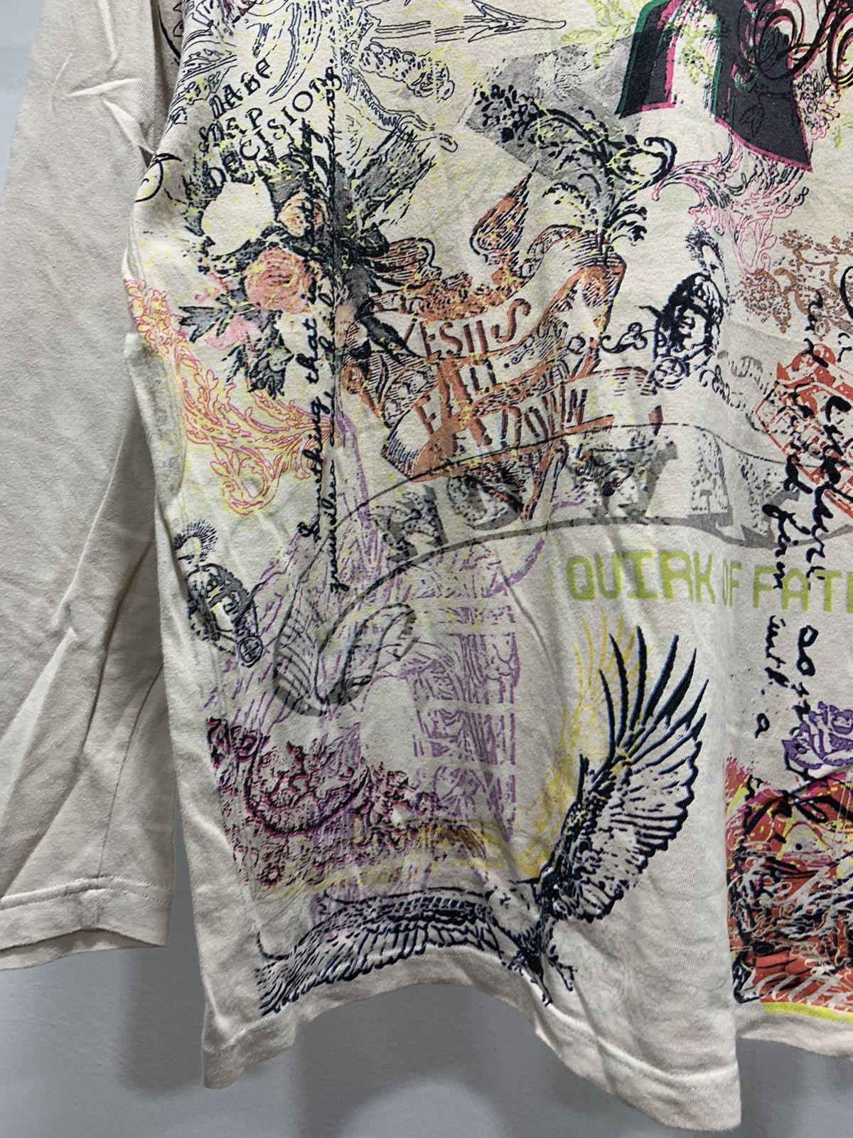Japanese Brand 💥FINAL DROP💥 Pureté Motion Print Skull Poem Y2K Punk Size US M / EU 48-50 / 2 - 4 Thumbnail