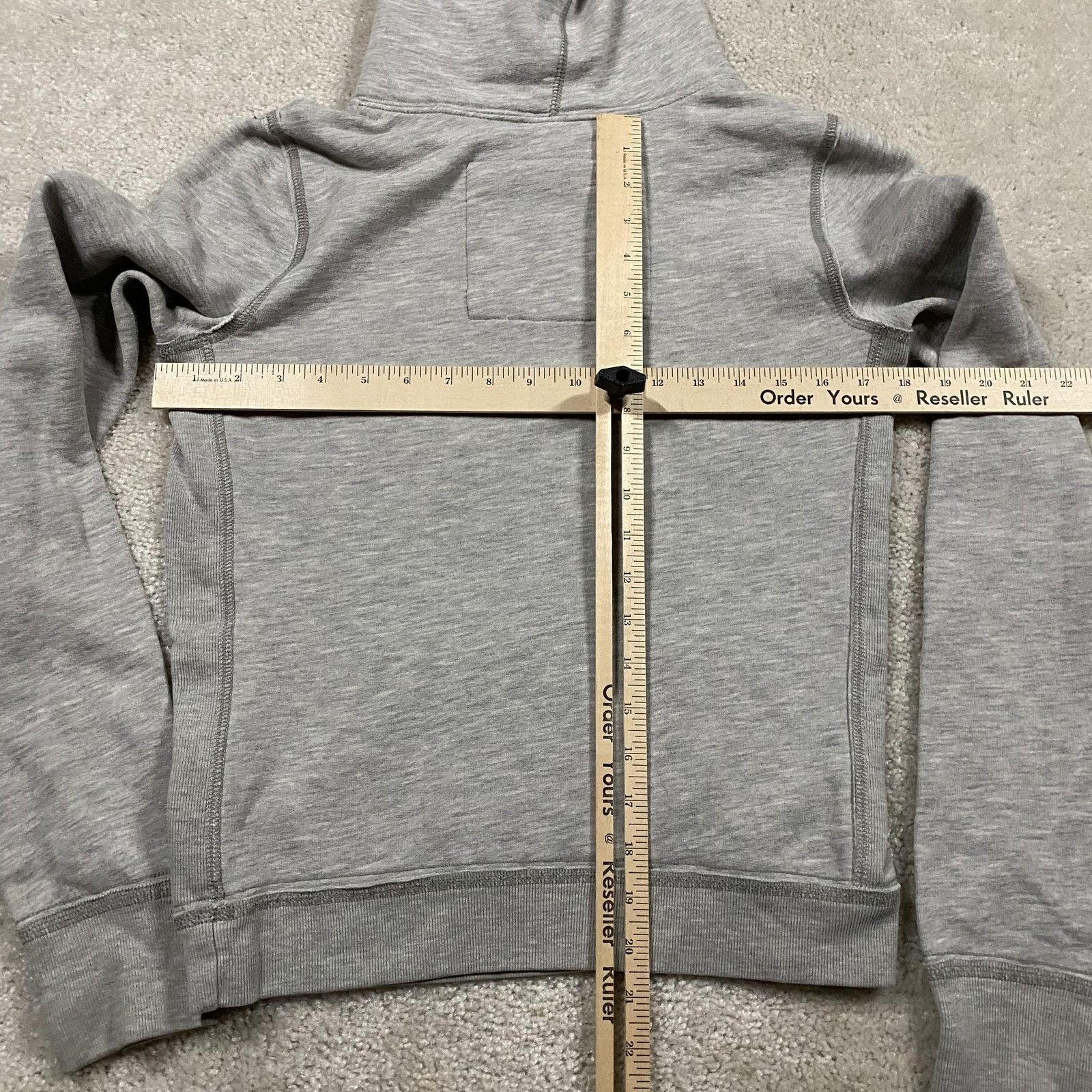 Abercrombie & Fitch × Vintage Y2K Abercrombie & Fitch Hoodie Sweatshirt Grey Grunge Size M / US 6-8 / IT 42-44 - 6 Thumbnail