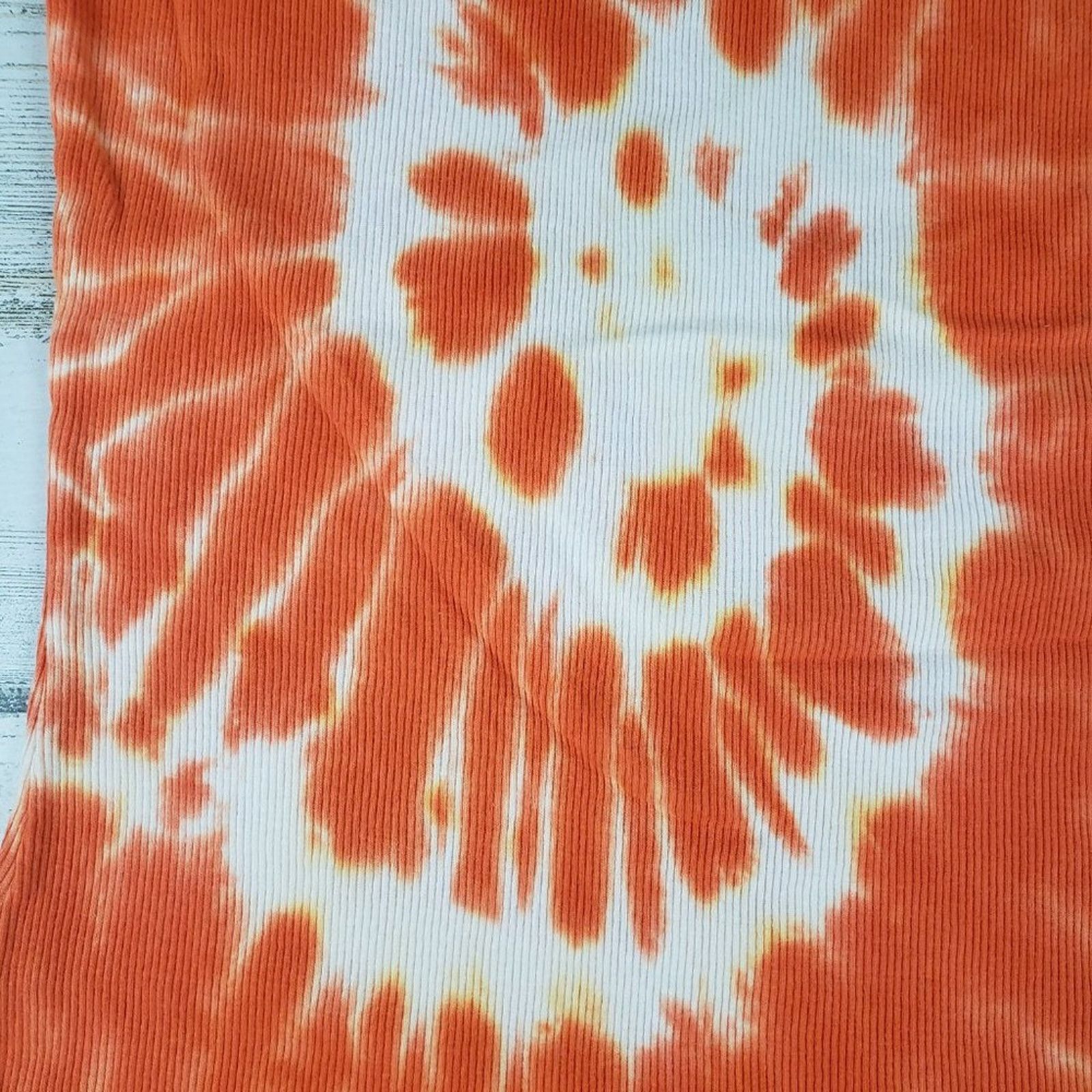 Other NWOT Point Sportswear Tie Dye Orange Spiral Tank Top Medium Size M / US 6-8 / IT 42-44 - 7 Thumbnail