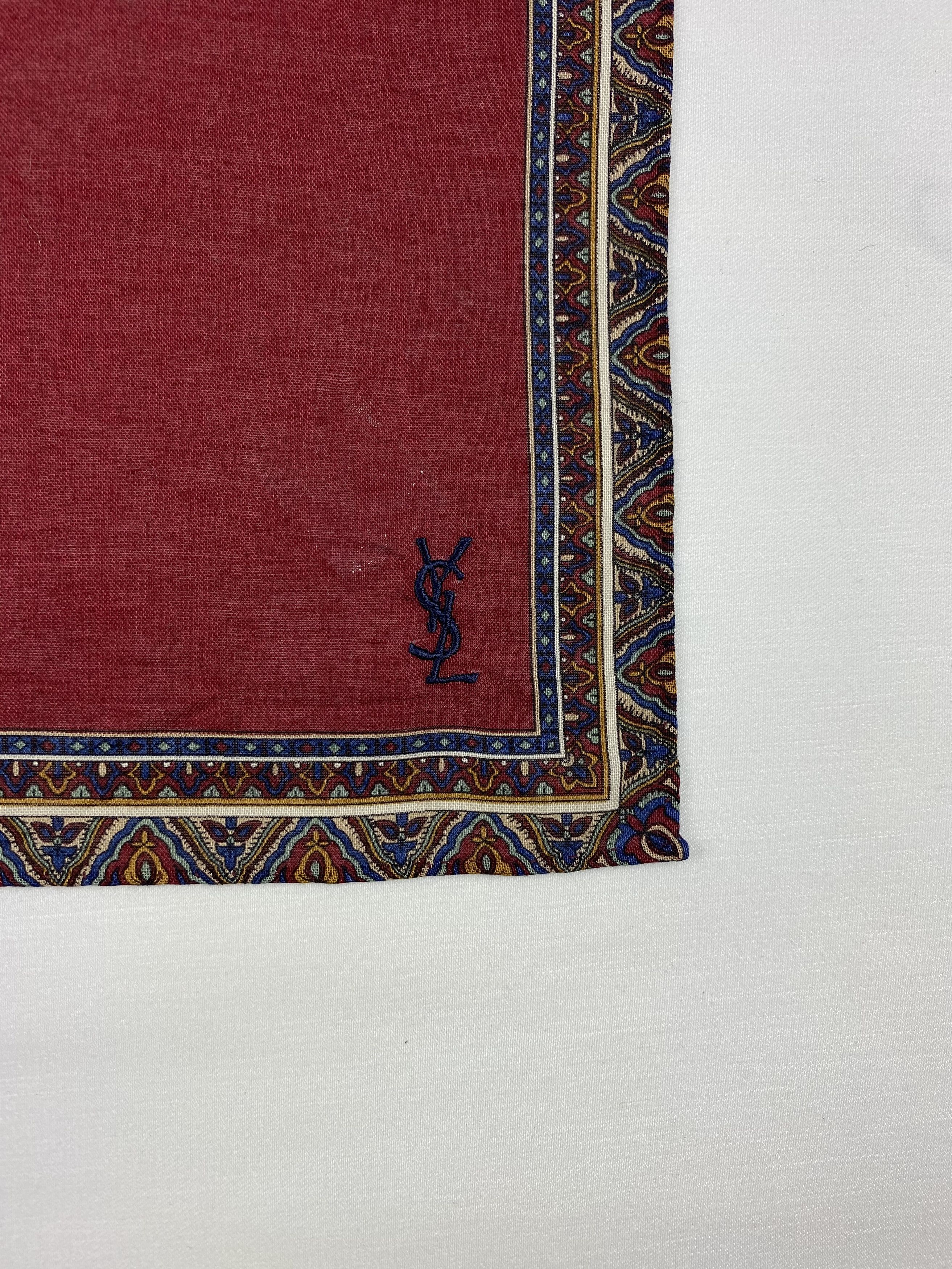 Yves Saint Laurent Yves Saint Laurent Handkerchief / Bandana / Neckerchief Size ONE SIZE - 5 Thumbnail