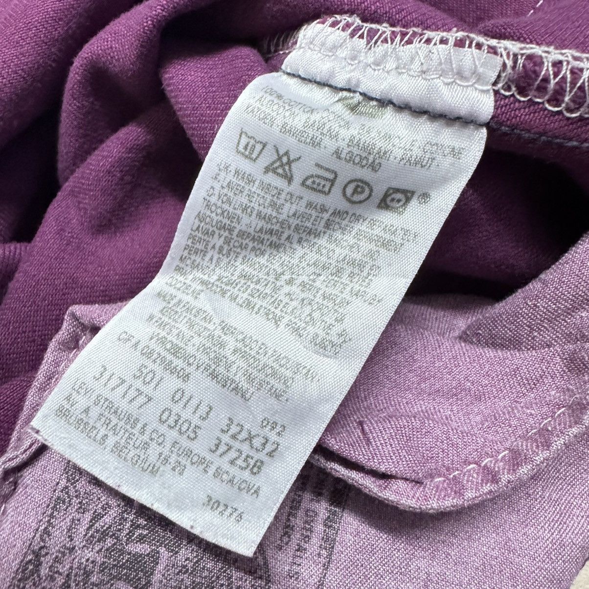 Levi's Vintage Levis 501 Dusty Purple Dyed Jeans Size US 33 - 19 Thumbnail