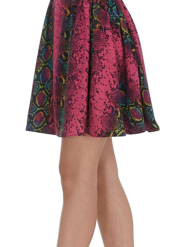 Versace o1y0226 Mini Skirt in Multicolor Size 26" / US 2 / IT 38 - 4 Thumbnail