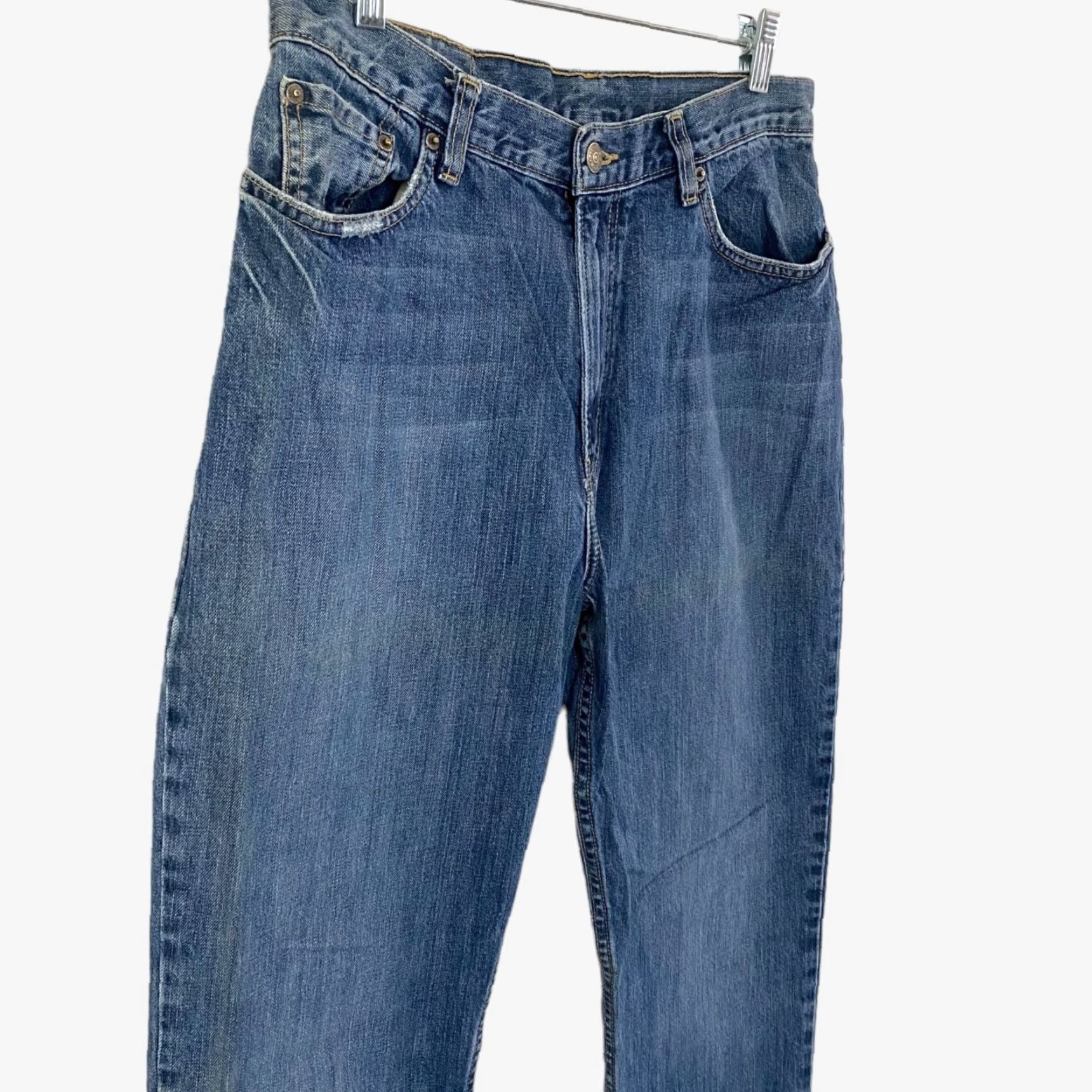 Polo Ralph Lauren VINTAGE Polo Ralph Lauren Denim Jeans Men 34x32 Blue Medium Wash Straight Leg Regular 5-Pocket Mens Size US S / EU 44-46 / 1 - 4 Thumbnail