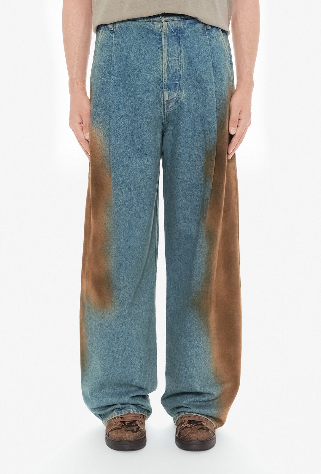 Uma Wang Last Size Uma Wang Wide Leg Denim Pants Size US 32 / EU 48 - 1 Thumbnail