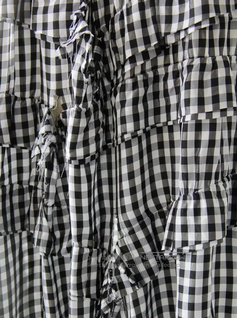 Comme des Garcons Comme Des Garcons size M Layered Ruffled Cutout Design Pla Size 23" - 3 Thumbnail