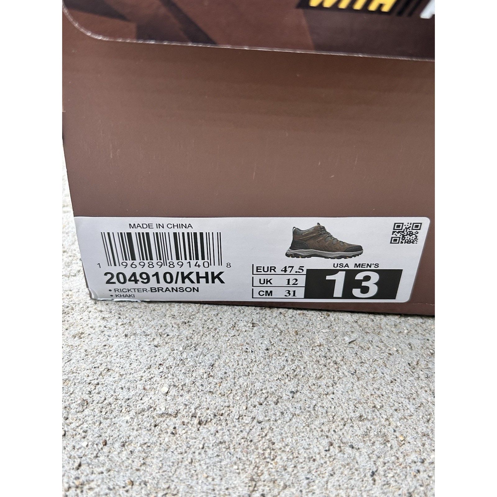 SKECHERS Skechers Rickter Branson Hiking Boots Men’s 13 Waterproof Size US 13 / EU 46 - 6 Thumbnail