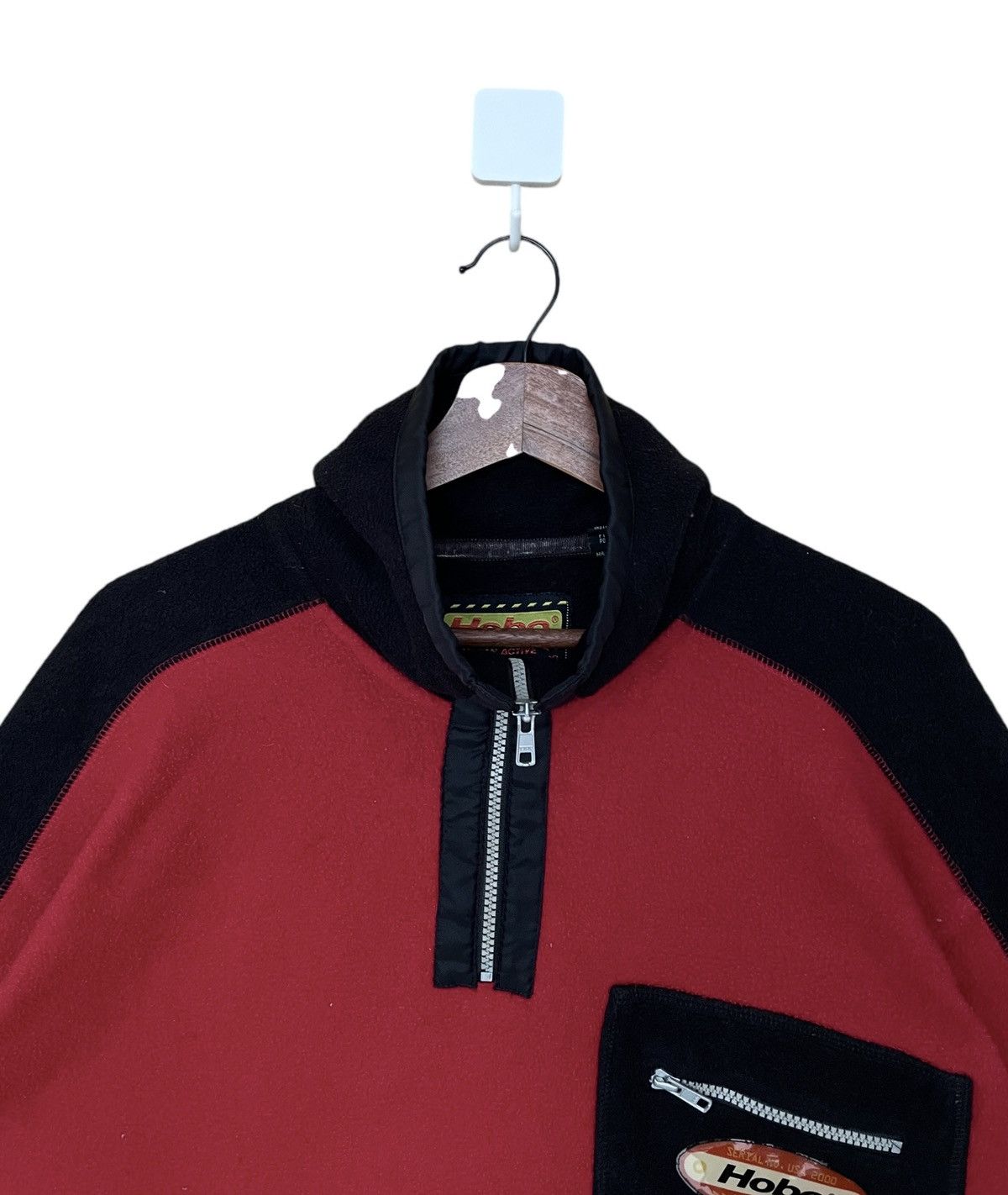 Hobo × Vintage Vintage Hobo Half Zipper Fleece 1990s Size US M / EU 48-50 / 2 - 3 Thumbnail