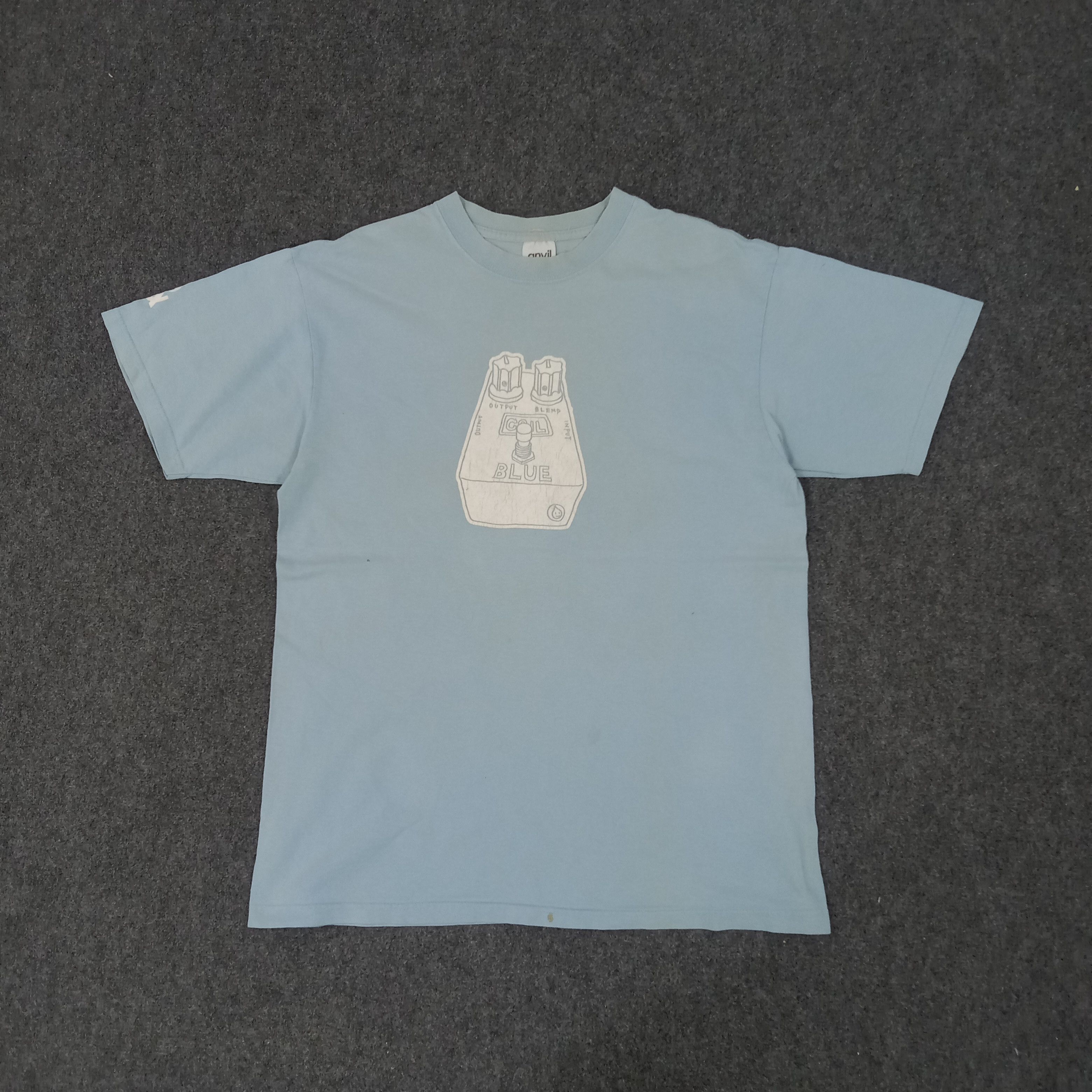 Vintage Coil Blue American Guitar Effect Art Tshirt Size US L / EU 52-54 / 3 - 1 Thumbnail