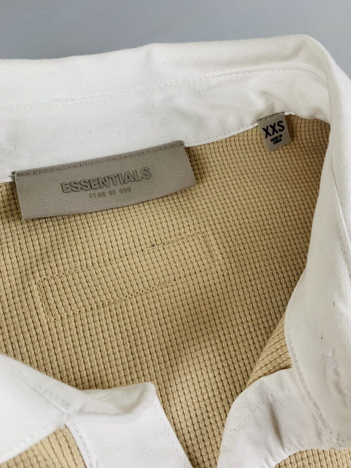 Fear of God Waffle Henley Rugby Sand color Size US XXS / EU 40 - 2 Thumbnail