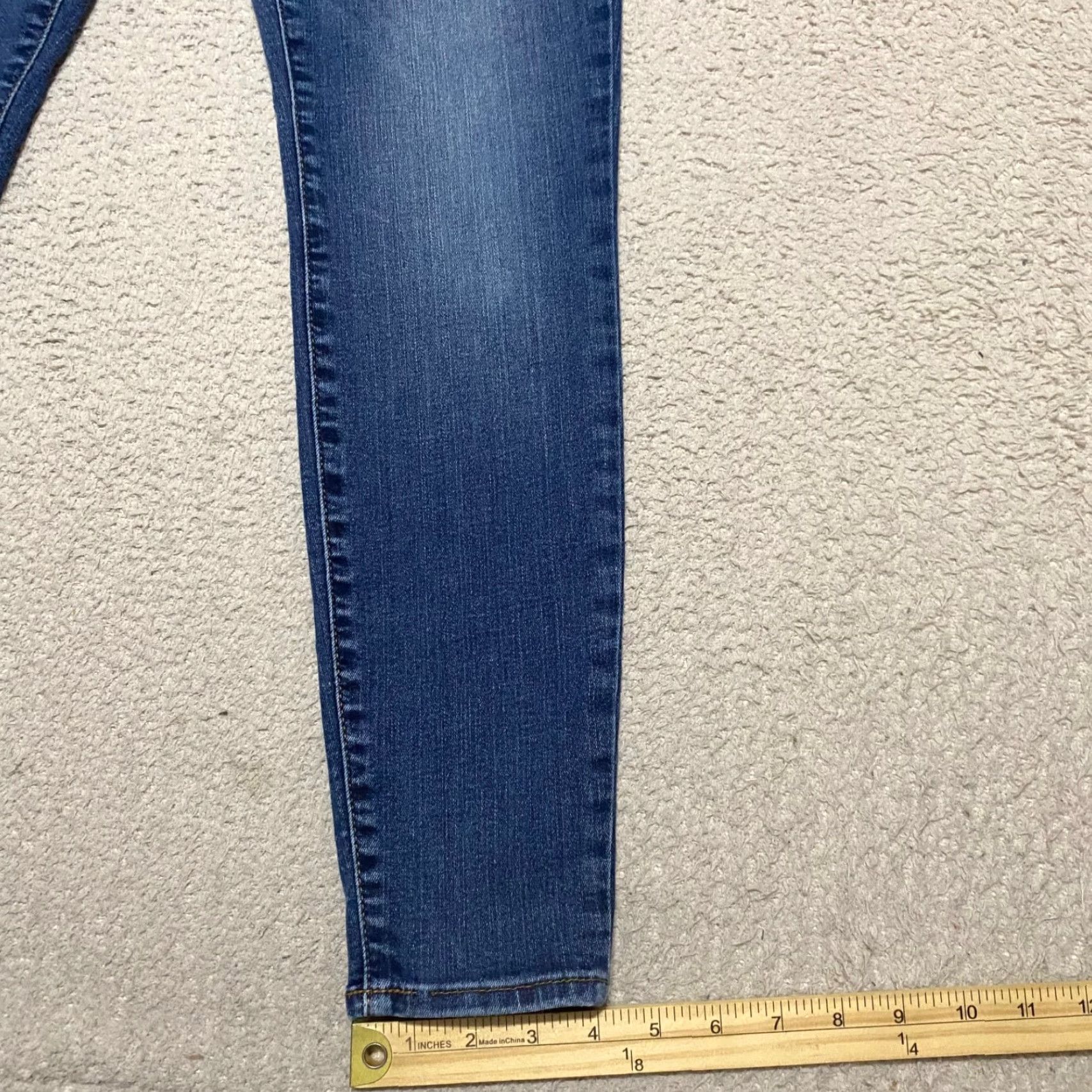 Vintage KUT from the Kloth Jeans Womens 6P Blue Denim Mia Toothpick Skinny Low Rise Jeans? Size 28" / US 6 / IT 42 - 5 Thumbnail