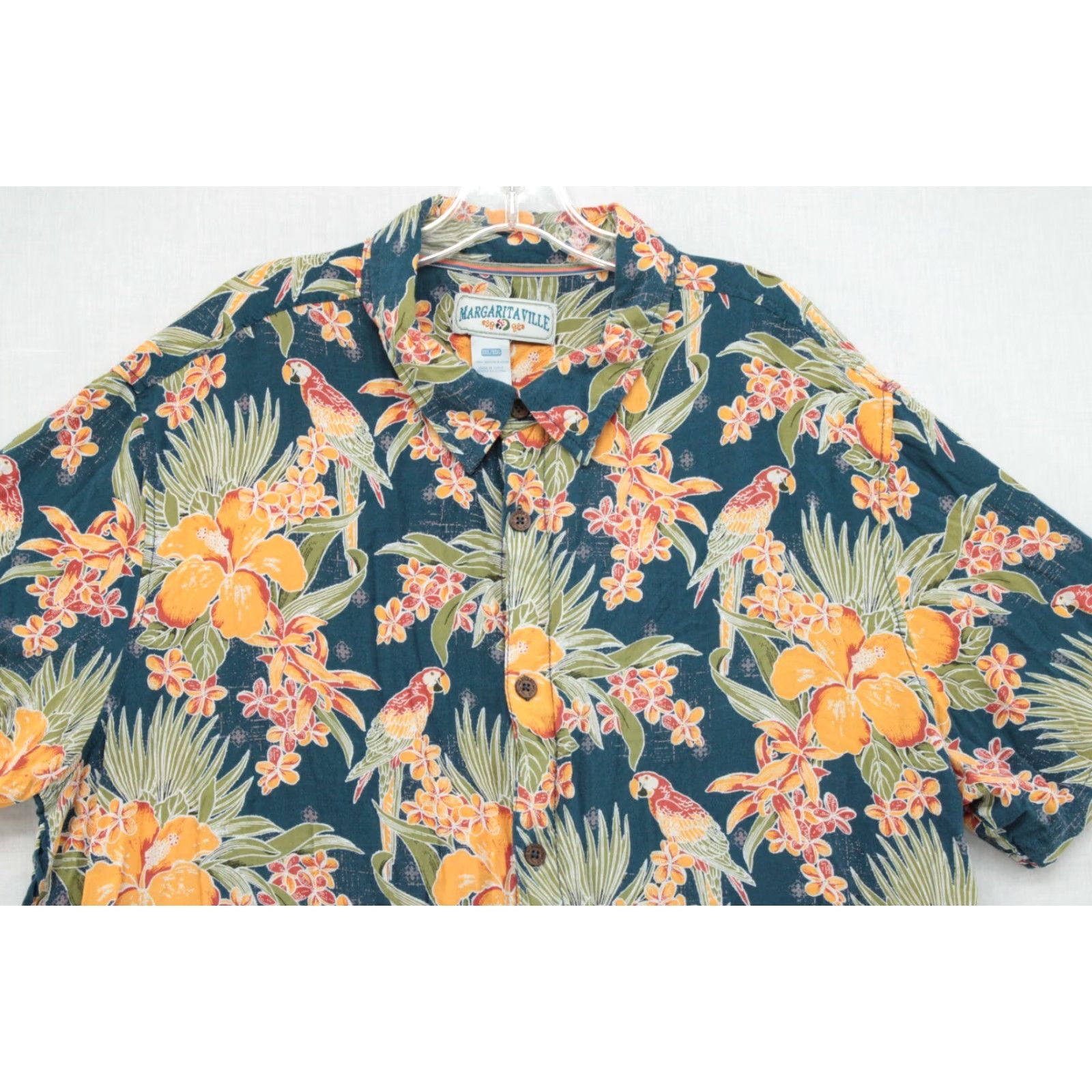Vintage VINTAGE Margaritaville Jimmy Buffet Shirt Men’s 2XL Hawaiian Tropical Rayon Short Sleeve Button-Up Shirt Size US XXL / EU 58 / 5 - 5 Thumbnail