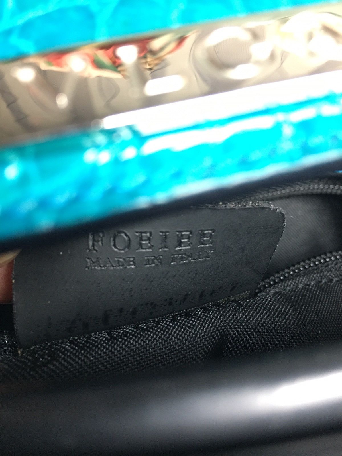 Bvlgari BVLGARI Black Rubber Leather Crocodile Vintage Bag Size ONE SIZE - 13 Thumbnail