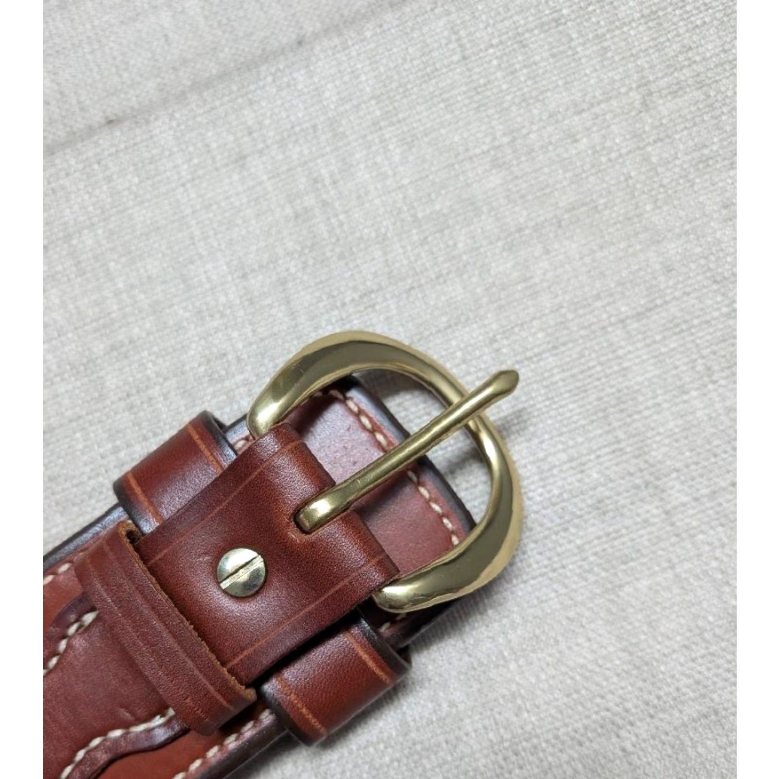 Vintage VINTAGE Andrews belt Western Belt Men 38/40 Brown Leather Cowboy Holster Cartridge Ammo Ranger 2.5" width Men Size 38 - 7 Thumbnail