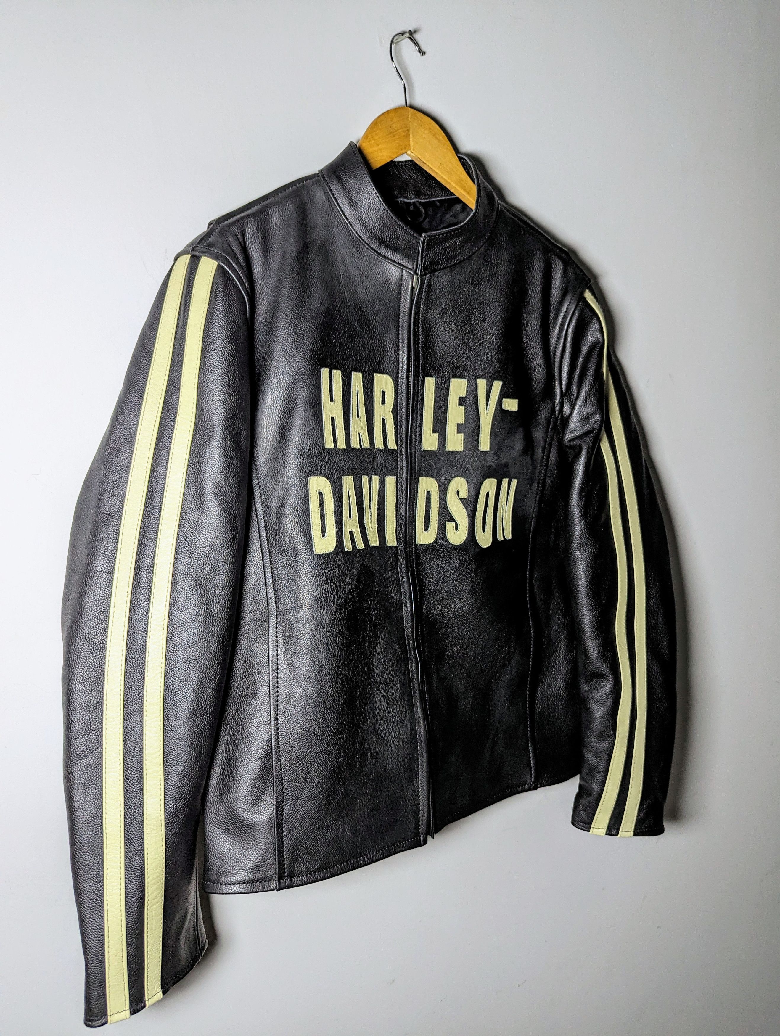Vintage 🔥💥 Harley Davidson LEATHER JACKET RARE STREETWEAR Size US M / EU 48-50 / 2 - 3 Thumbnail