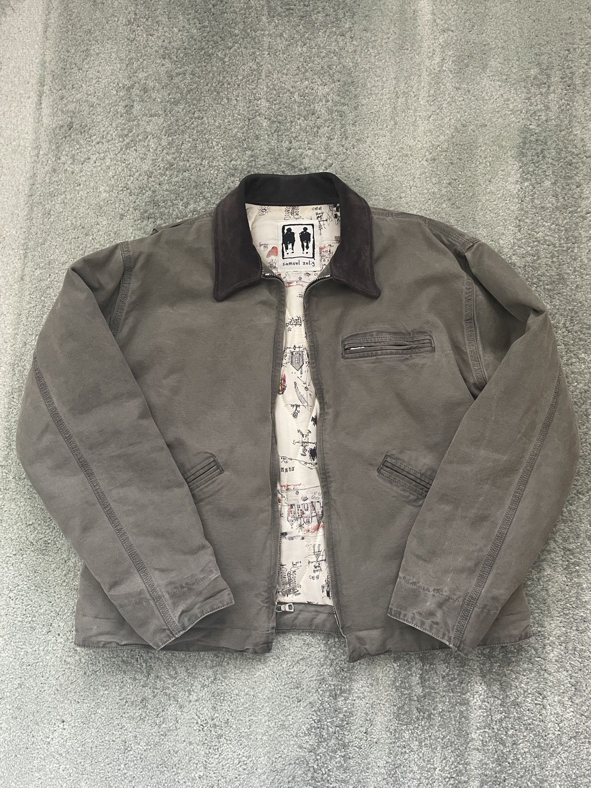 Samuel Zelig Oil Wash Canvas Jacket