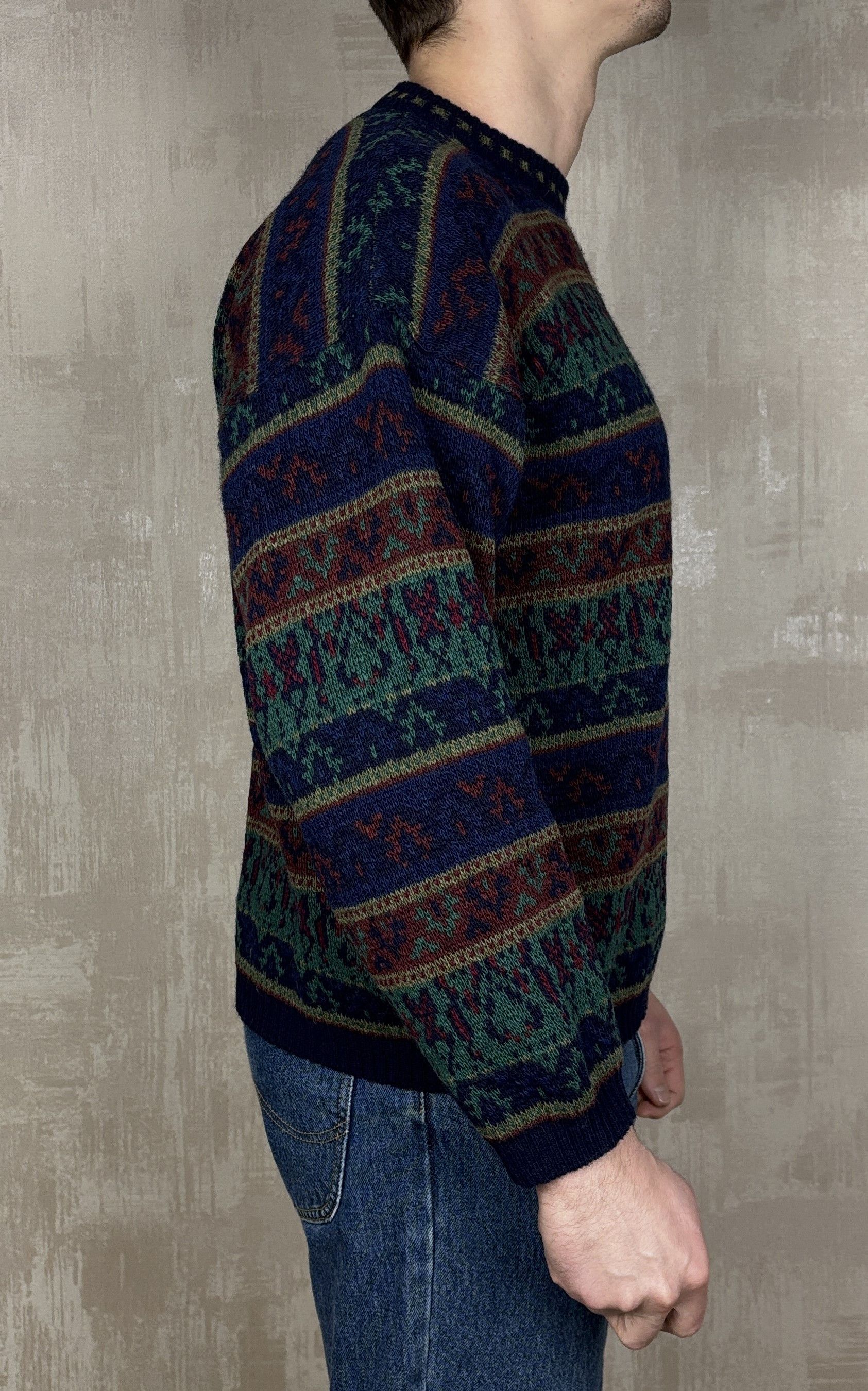 Other Dunn & Co Vintage Knit Sweater Wool Blend Fair Isle Pattern Size US L / EU 52-54 / 3 - 9 Thumbnail