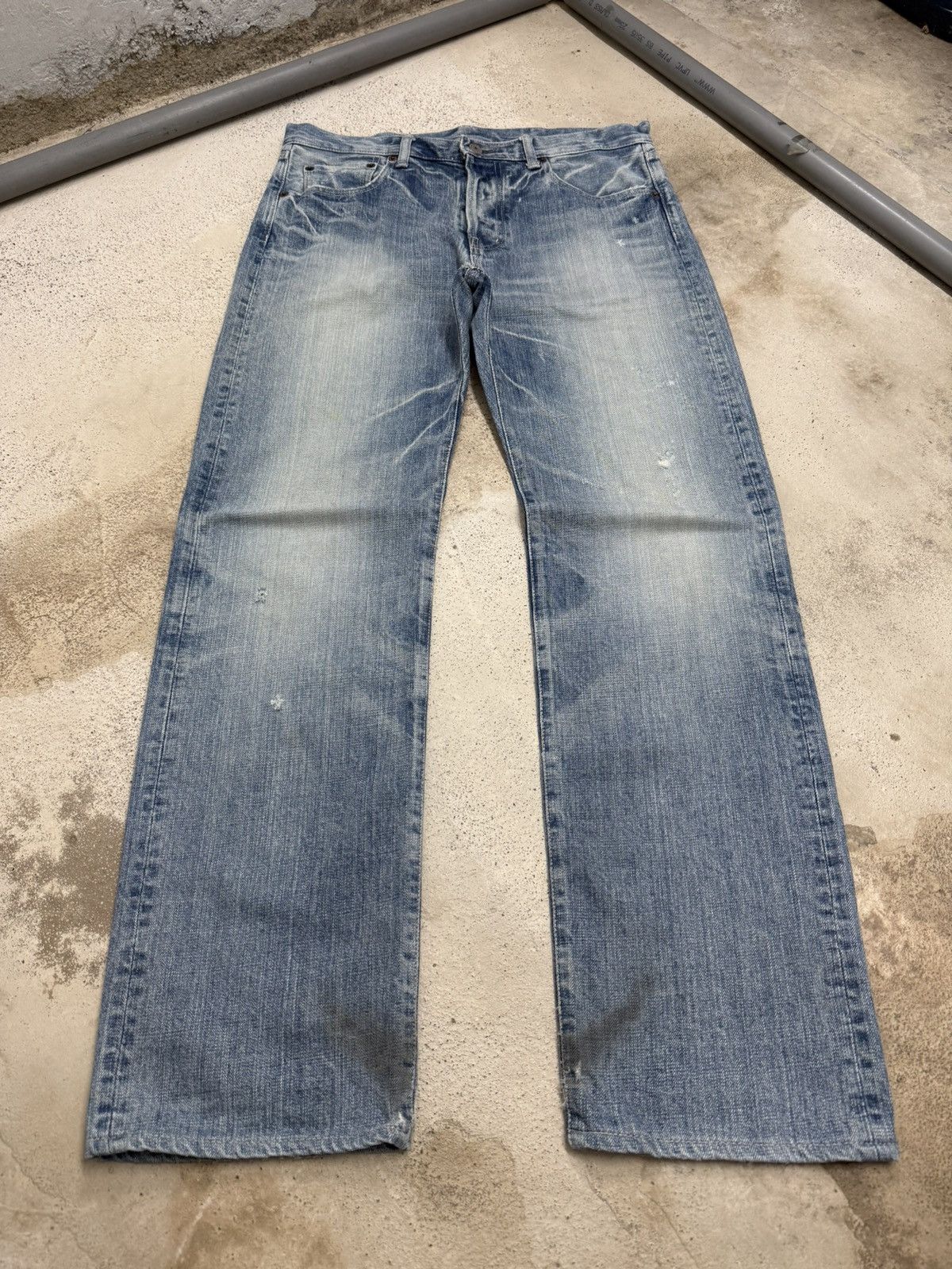 Spellbound Spellbound Distressed Light Wash Japanese Denim Pants Size US 33 - 1 Thumbnail
