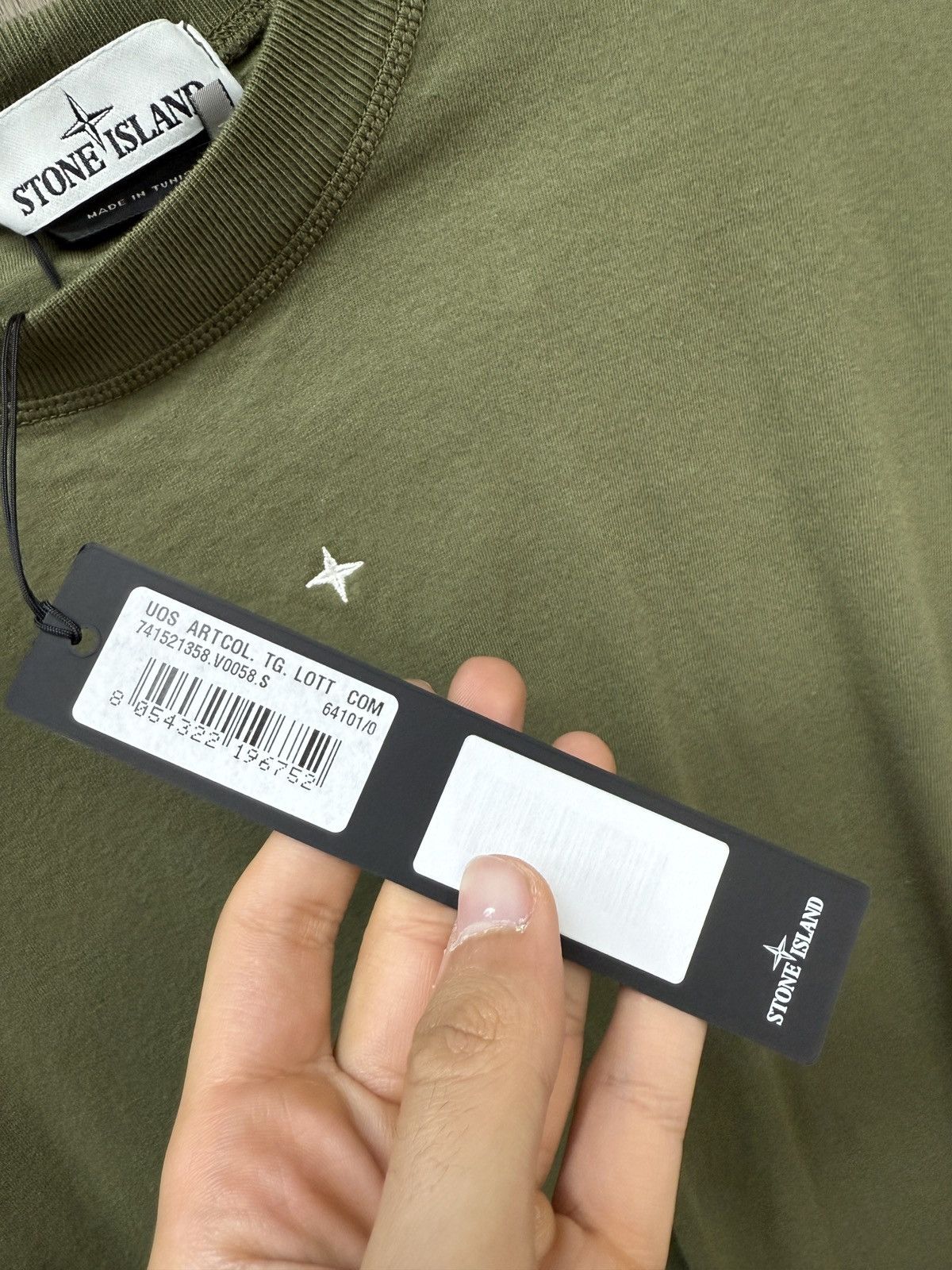 Stone Island Stone Island Olive Green Short Sleeve Size US S / EU 44-46 / 1 - 6 Thumbnail