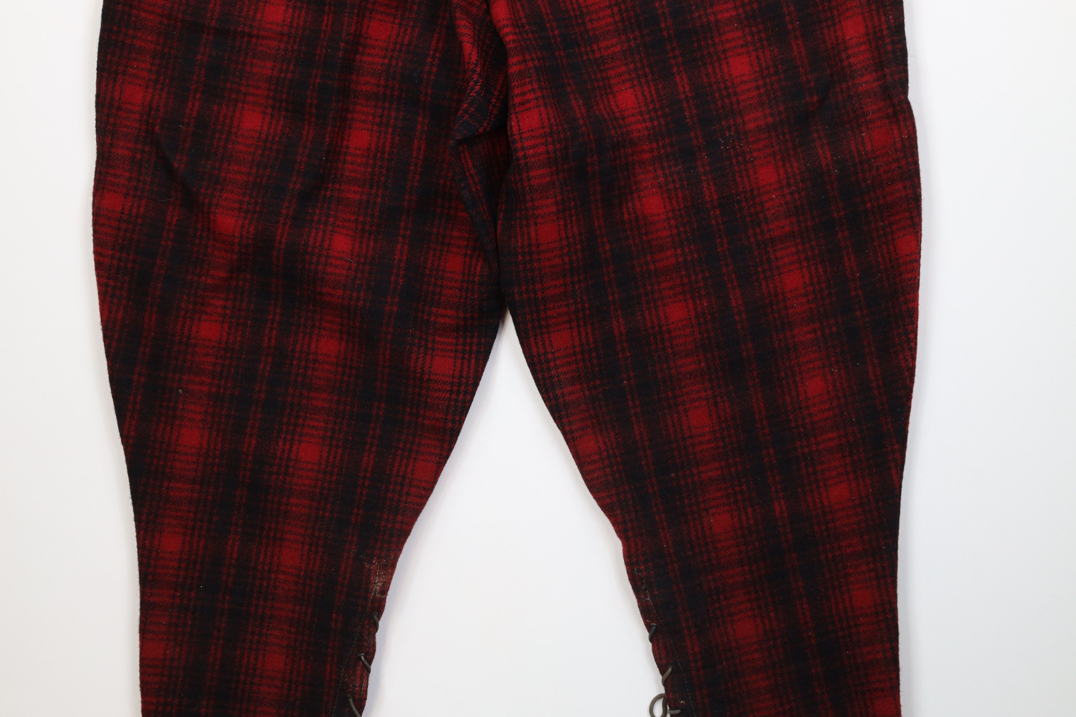 Woolrich Woolen Mills Vintage 70s Woolrich Heavy Wool Knickers Pants Plaid USA Size US 38 / EU 54 - 14 Thumbnail