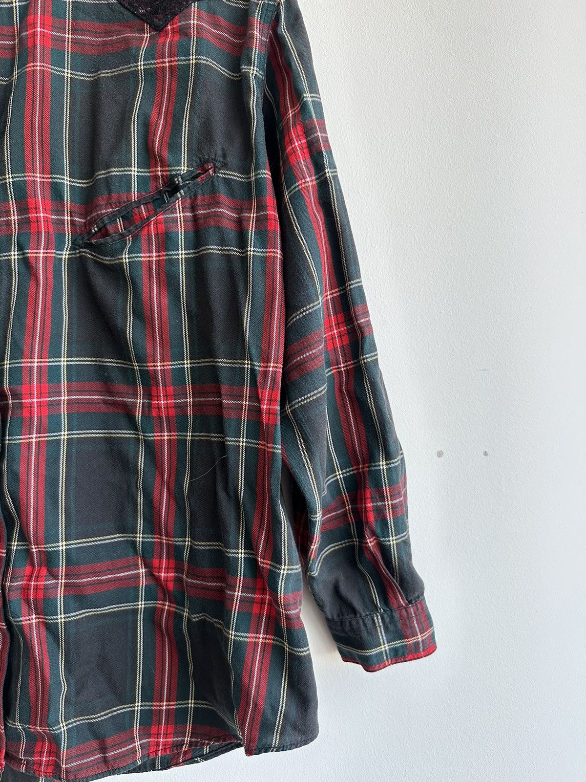 Moschino 90s Moschino Jeans Multicolor Tartan Plaid Shirt Size S Size S / US 4 / IT 40 - 6 Thumbnail